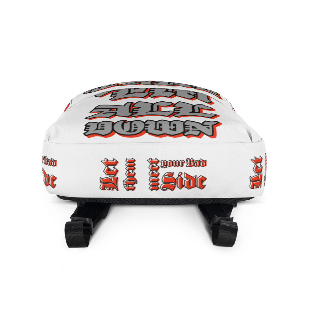 “Take ‘Em All Down” Lyric Backpack