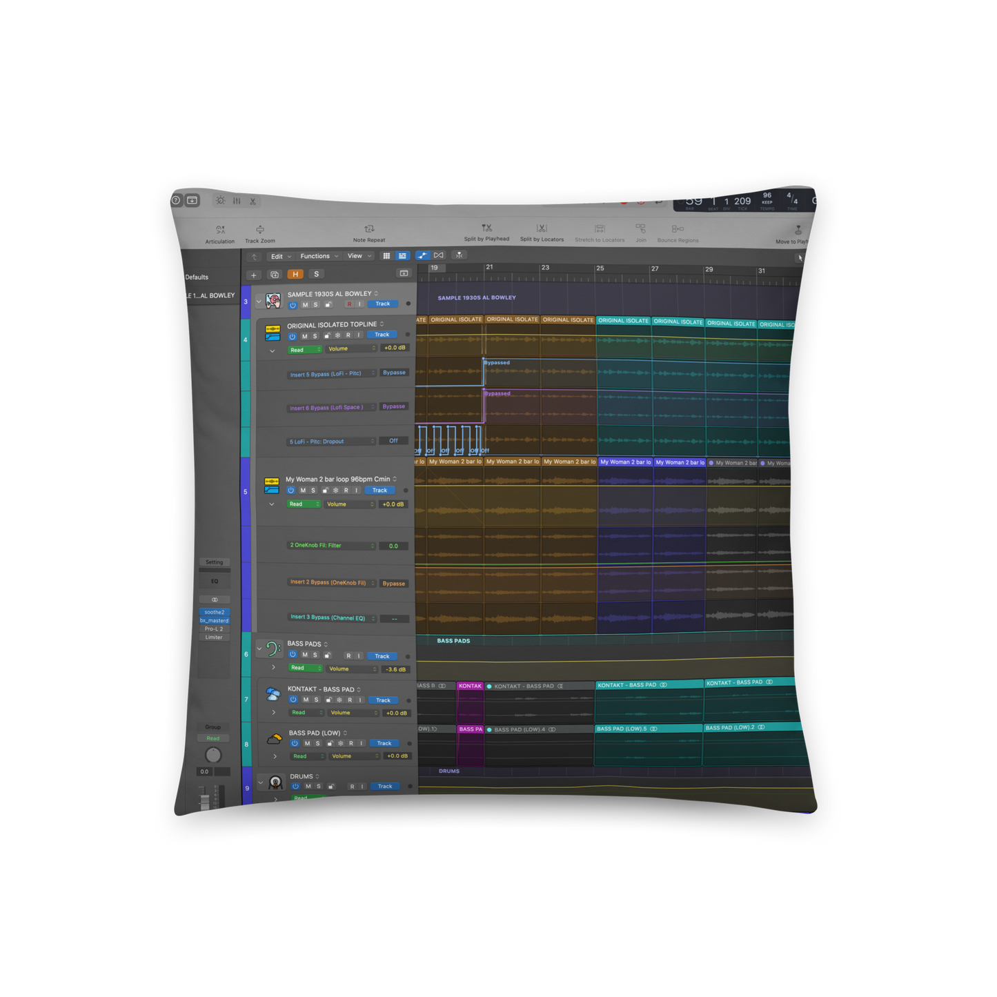 Logic Project DAW Pillow