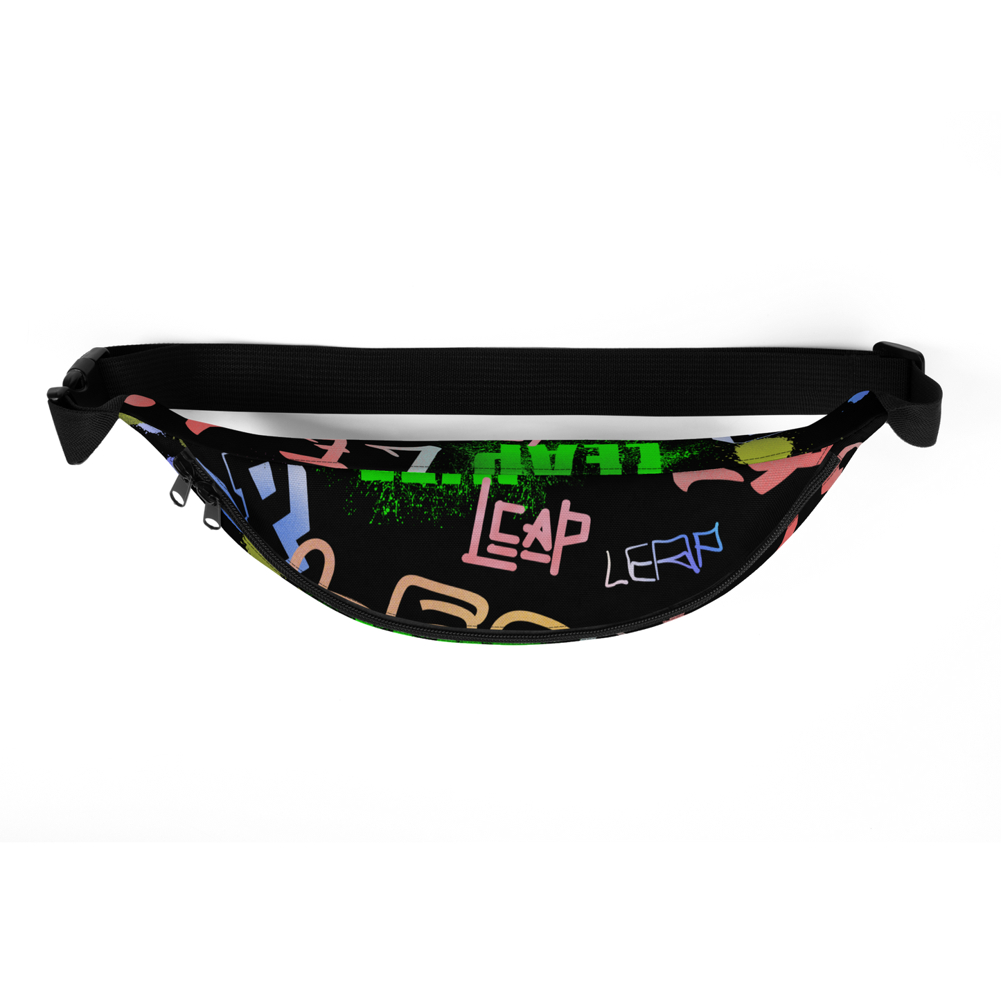 “Leap” Graffiti Print Go Pouch