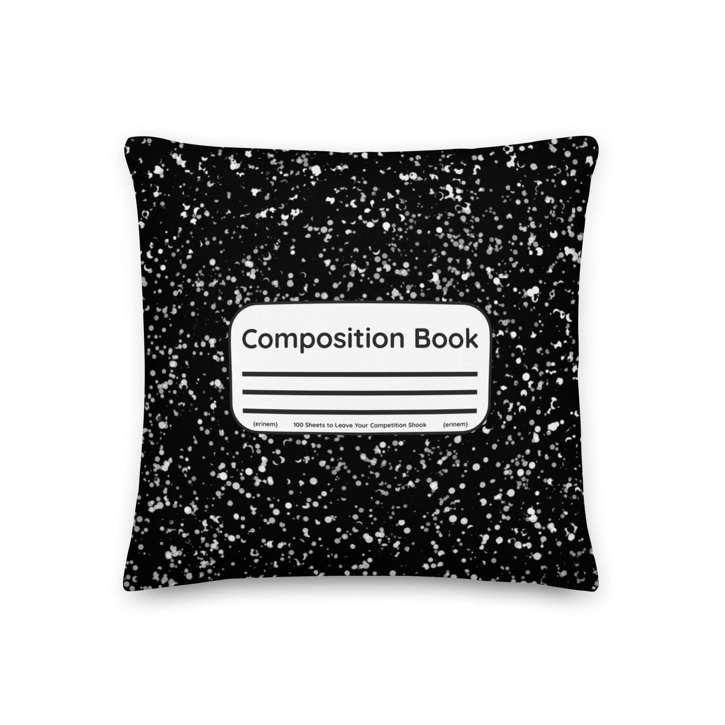 Composition Book Home-Studio Pillow