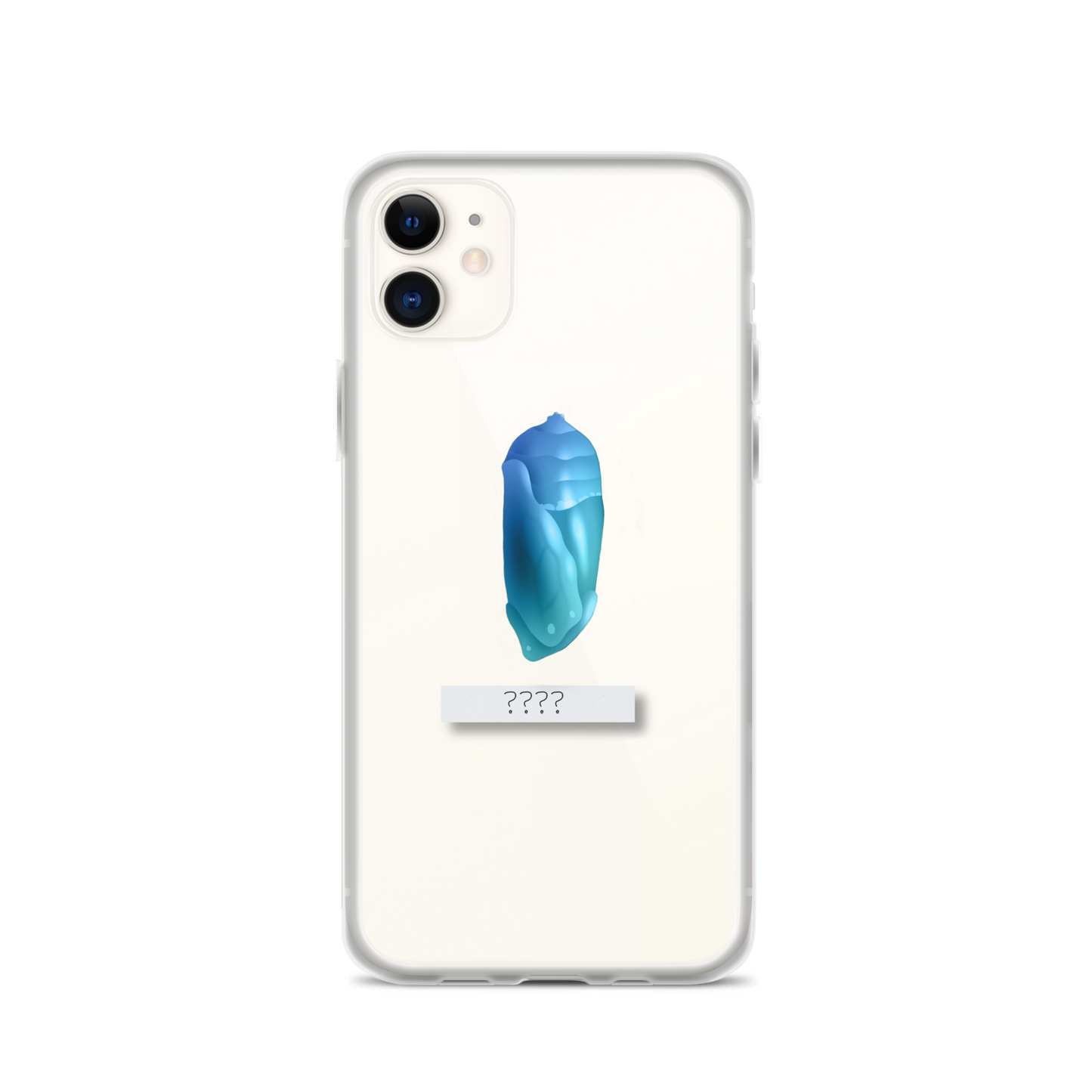 "Chrysalis" Clear Phone Case