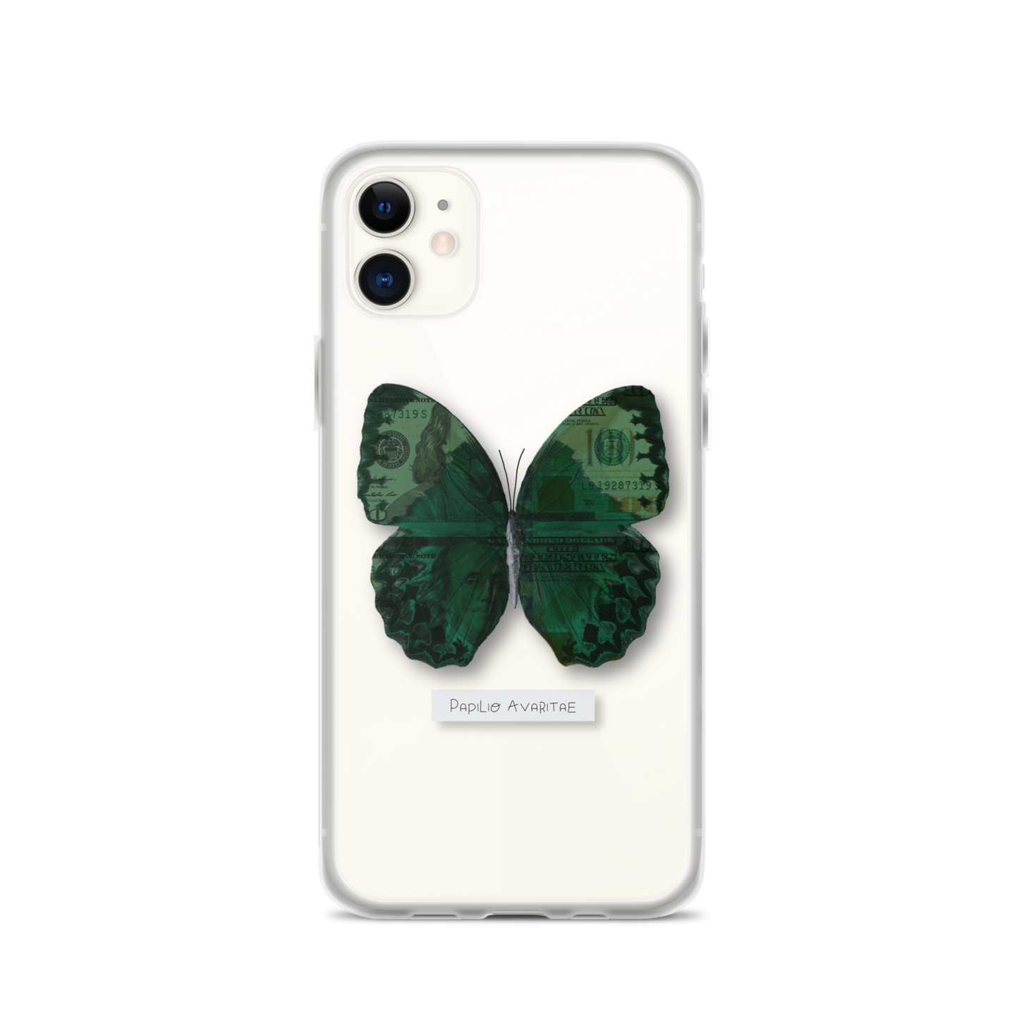 "The Cash Grab" Clear Phone Case