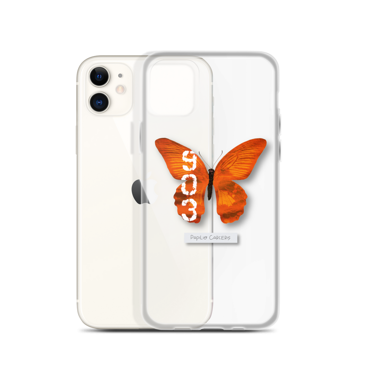 "Hard Time" Clear Phone Case