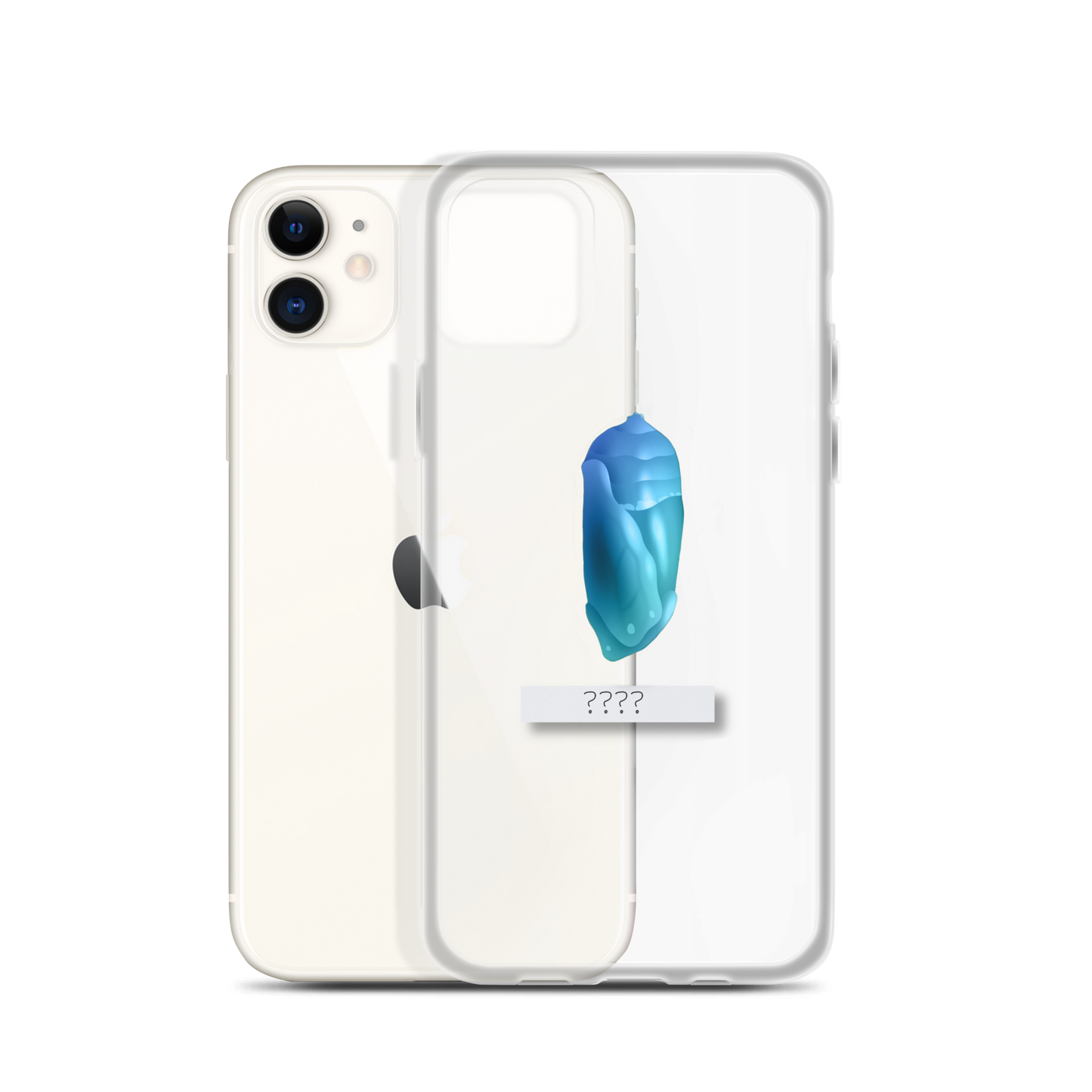 "Chrysalis" Clear Phone Case