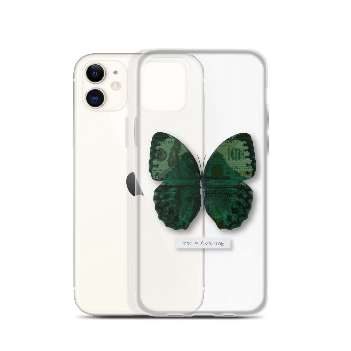"The Cash Grab" Clear Phone Case