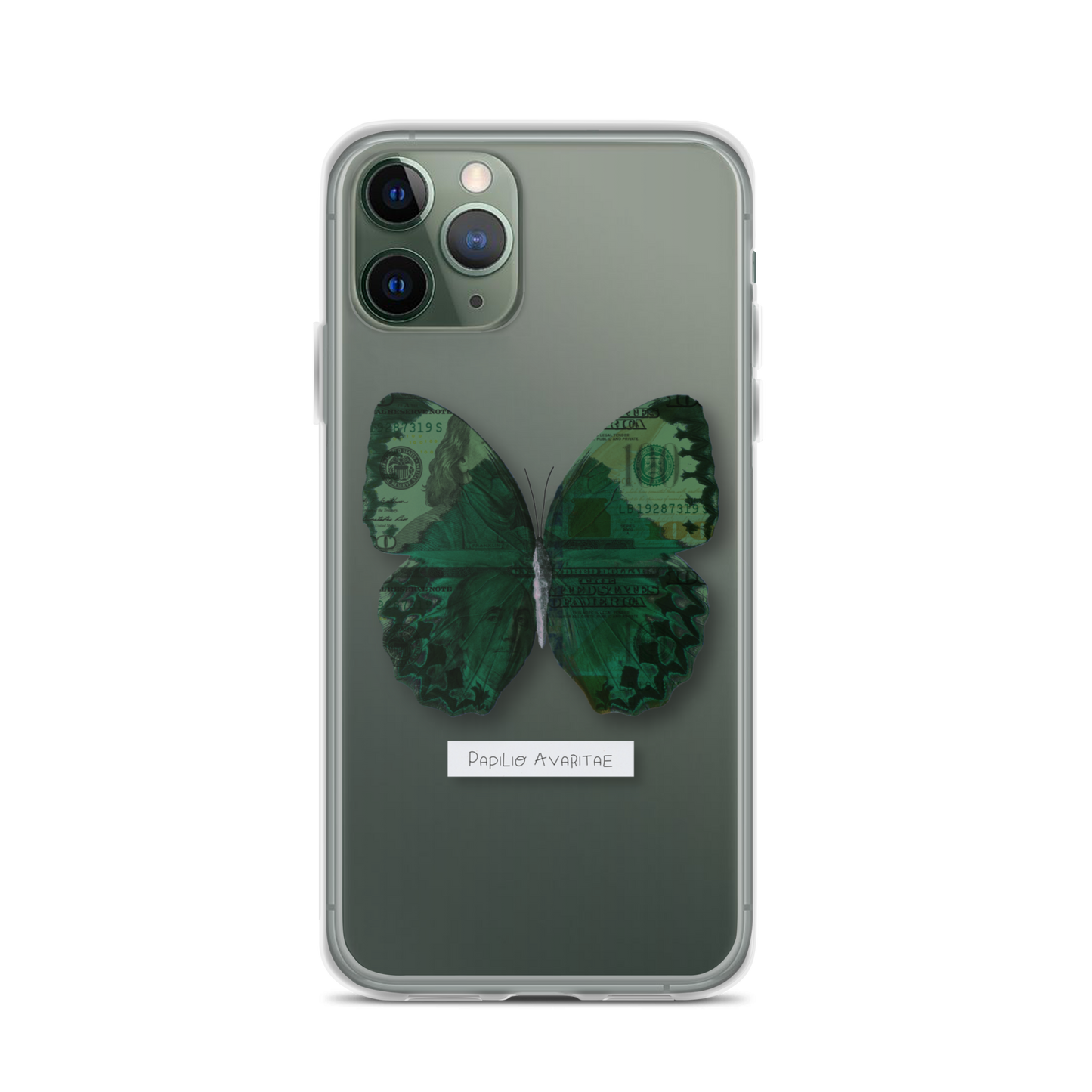 "The Cash Grab" Clear Phone Case