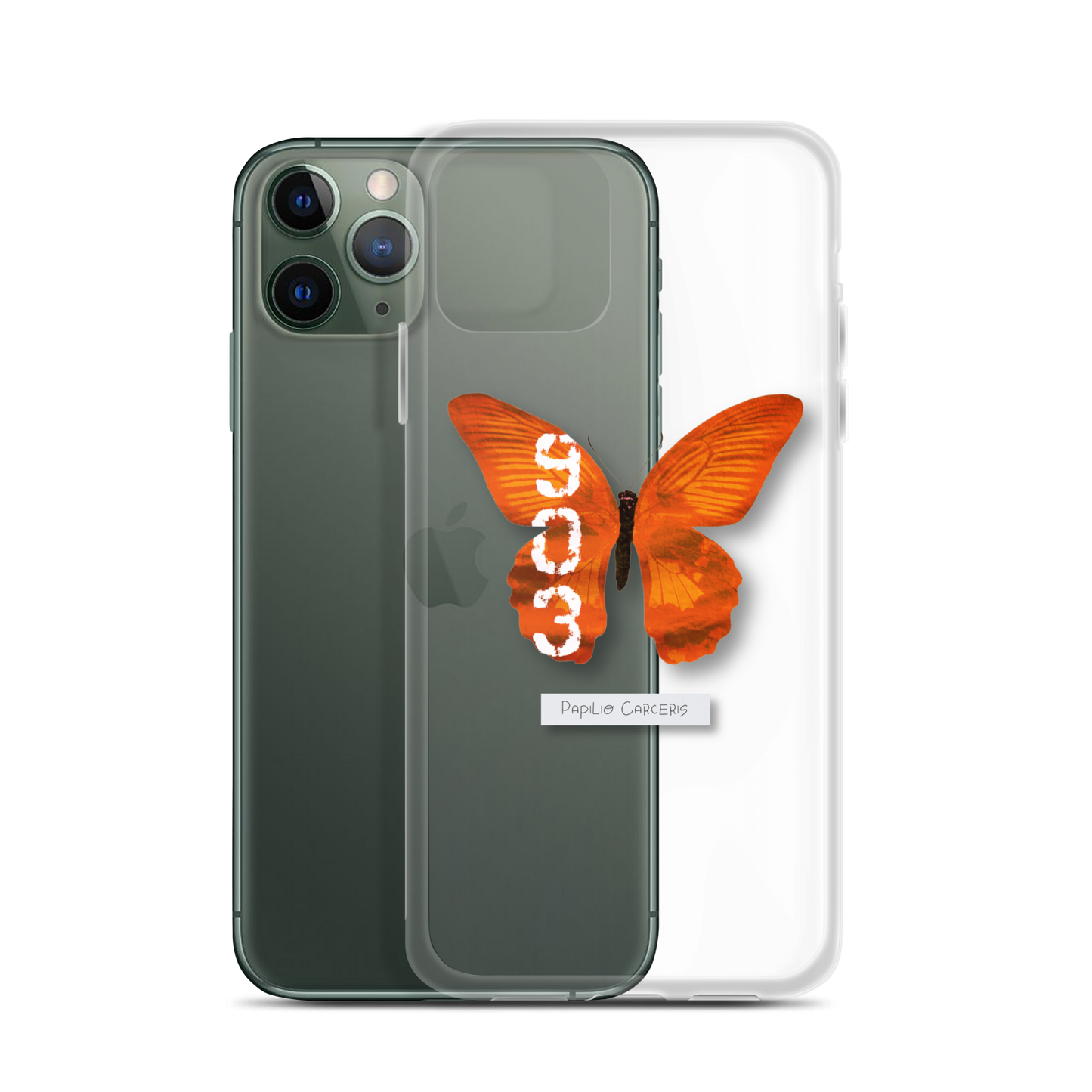 "Hard Time" Clear Phone Case