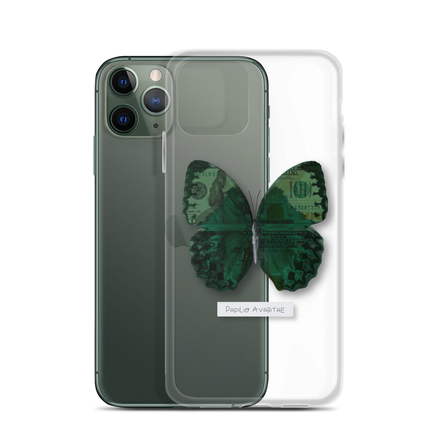 "The Cash Grab" Clear Phone Case