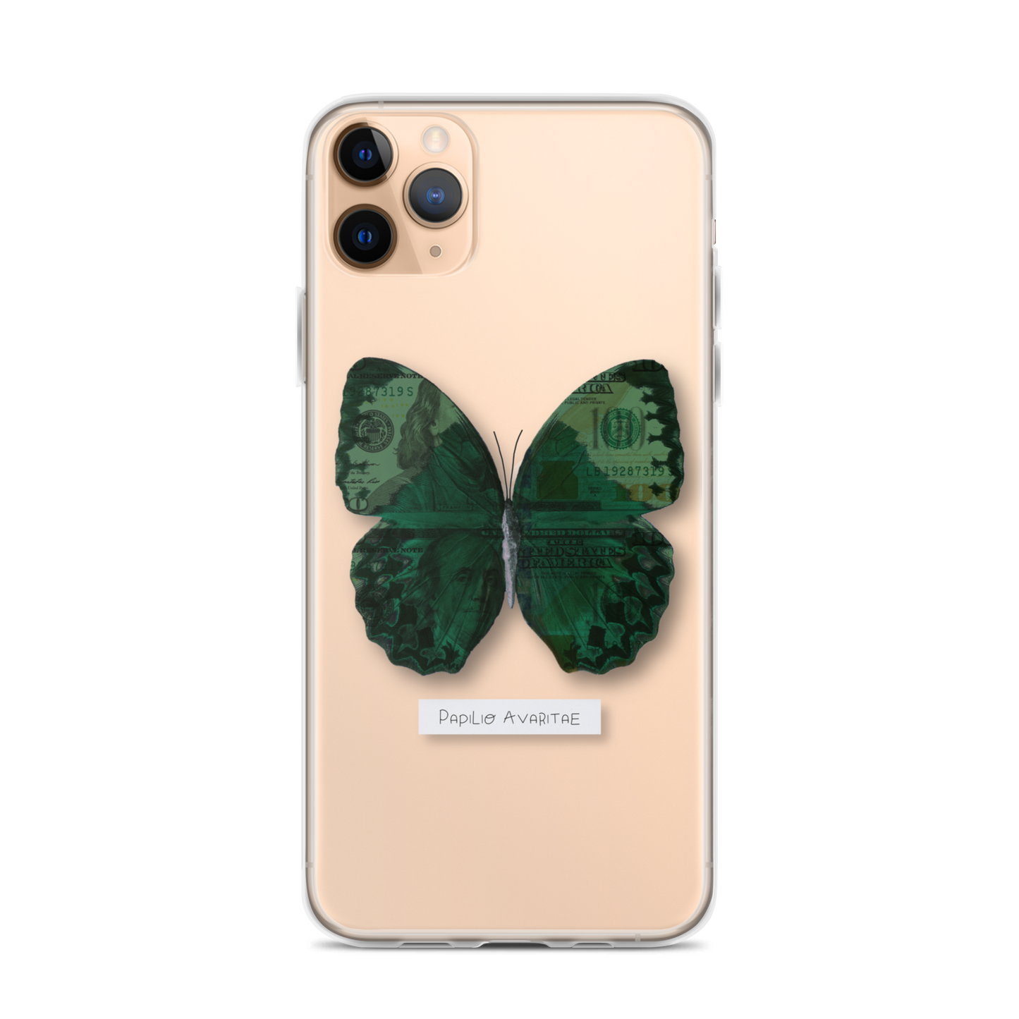"The Cash Grab" Clear Phone Case