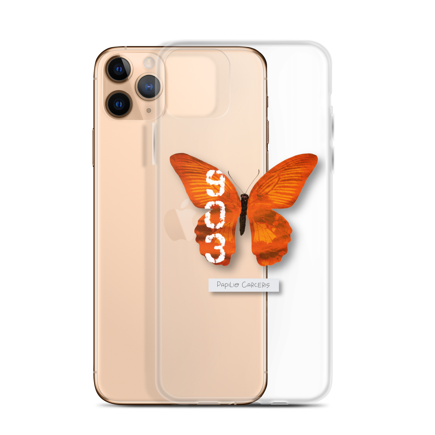 "Hard Time" Clear Phone Case