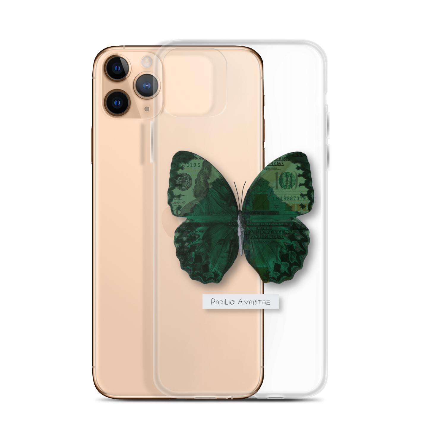 "The Cash Grab" Clear Phone Case