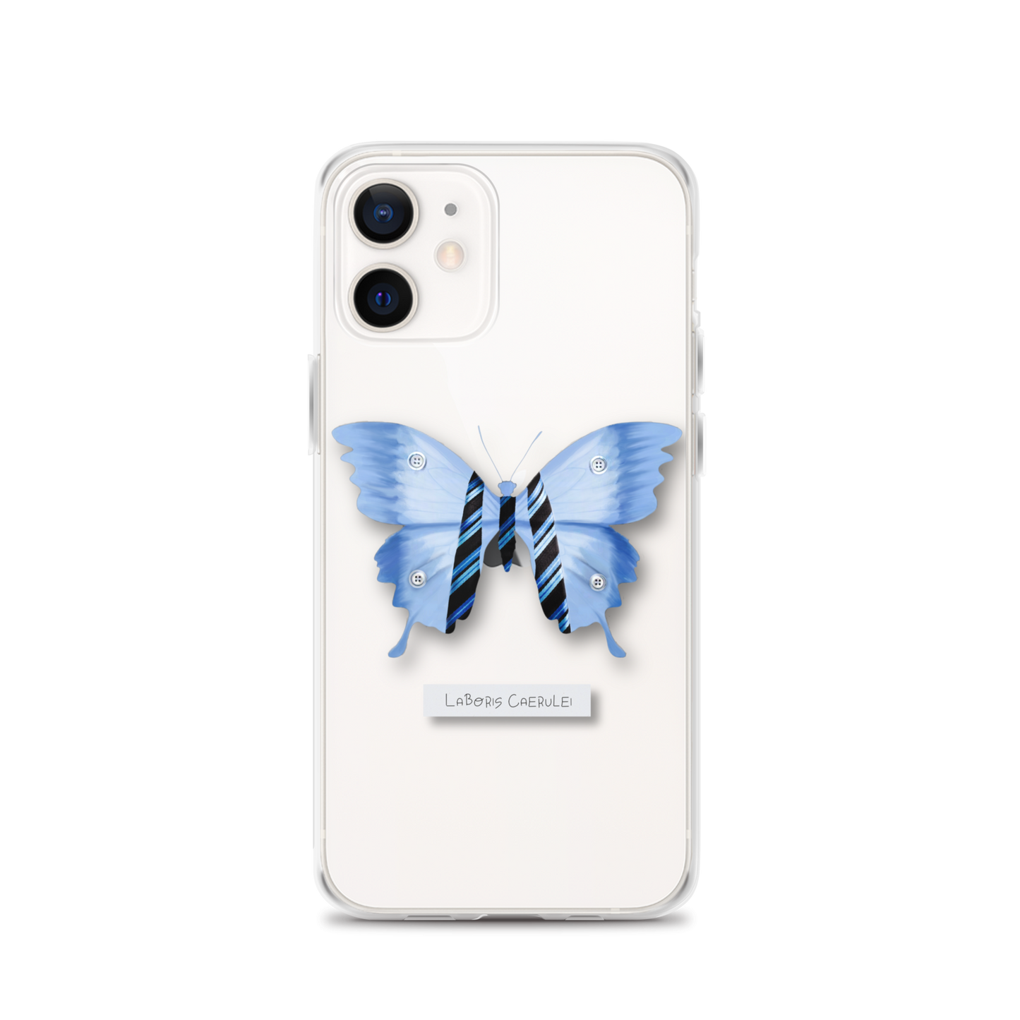 "Blue Collar" Clear Phone Case