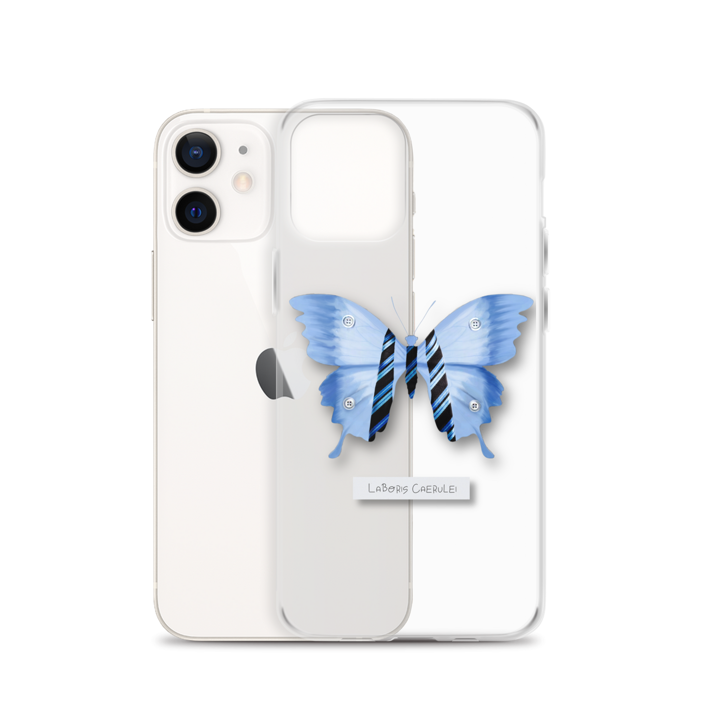 "Blue Collar" Clear Phone Case