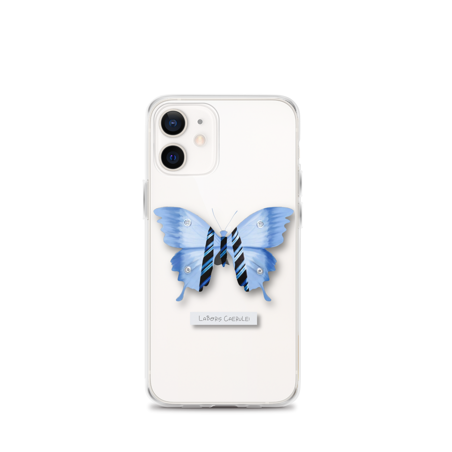 "Blue Collar" Clear Phone Case