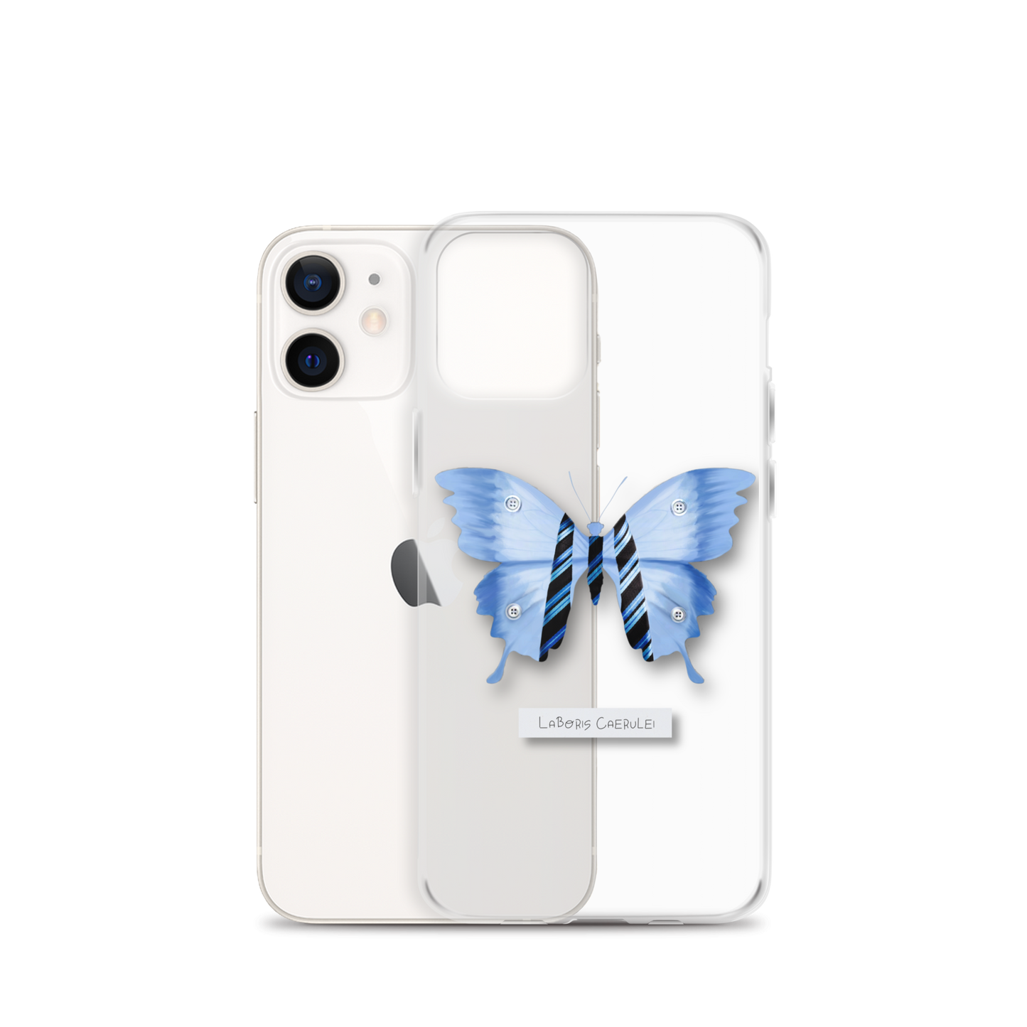 "Blue Collar" Clear Phone Case