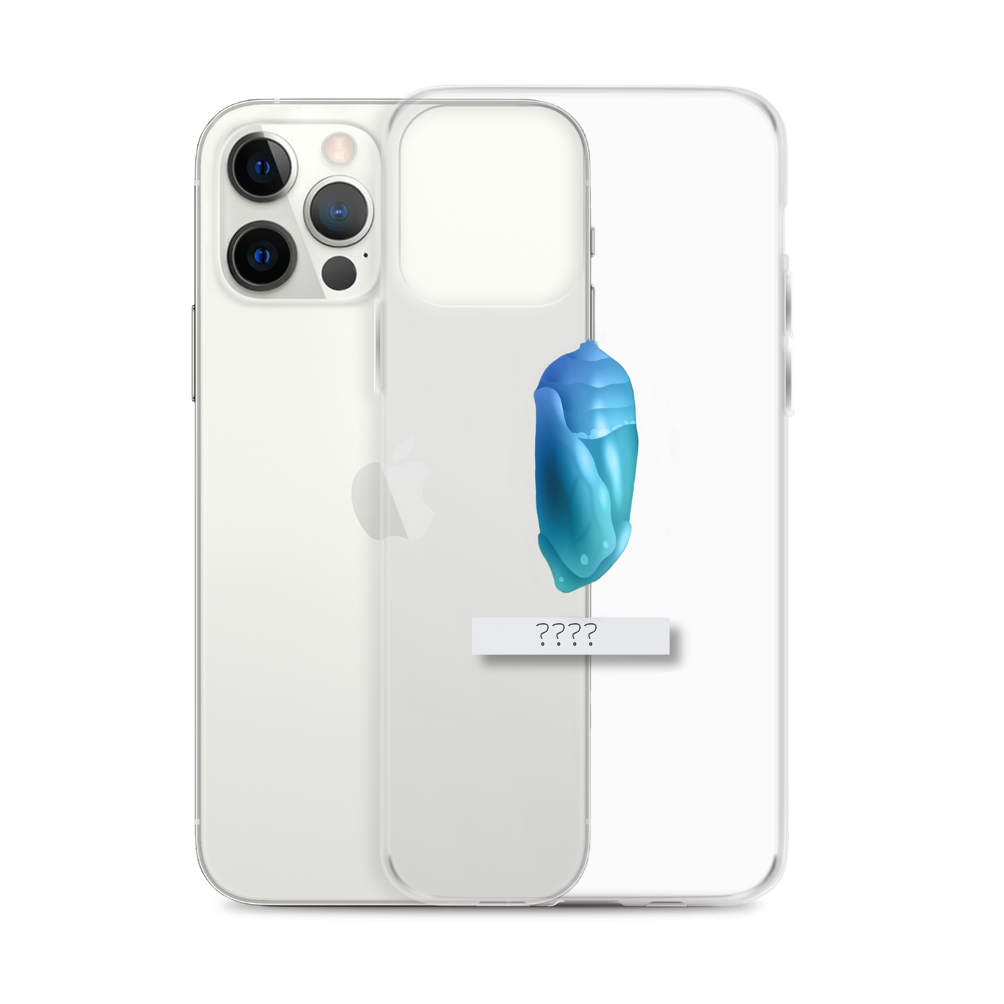 "Chrysalis" Clear Phone Case