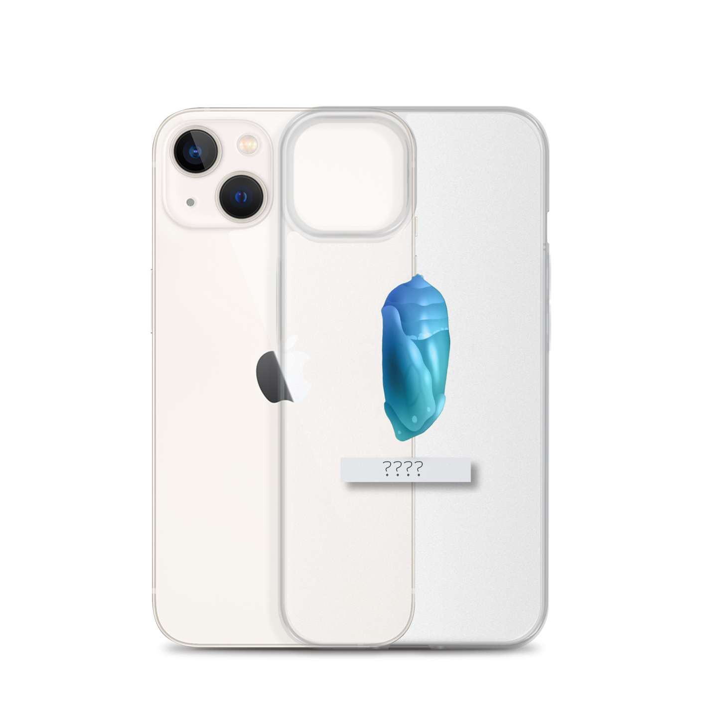 "Chrysalis" Clear Phone Case