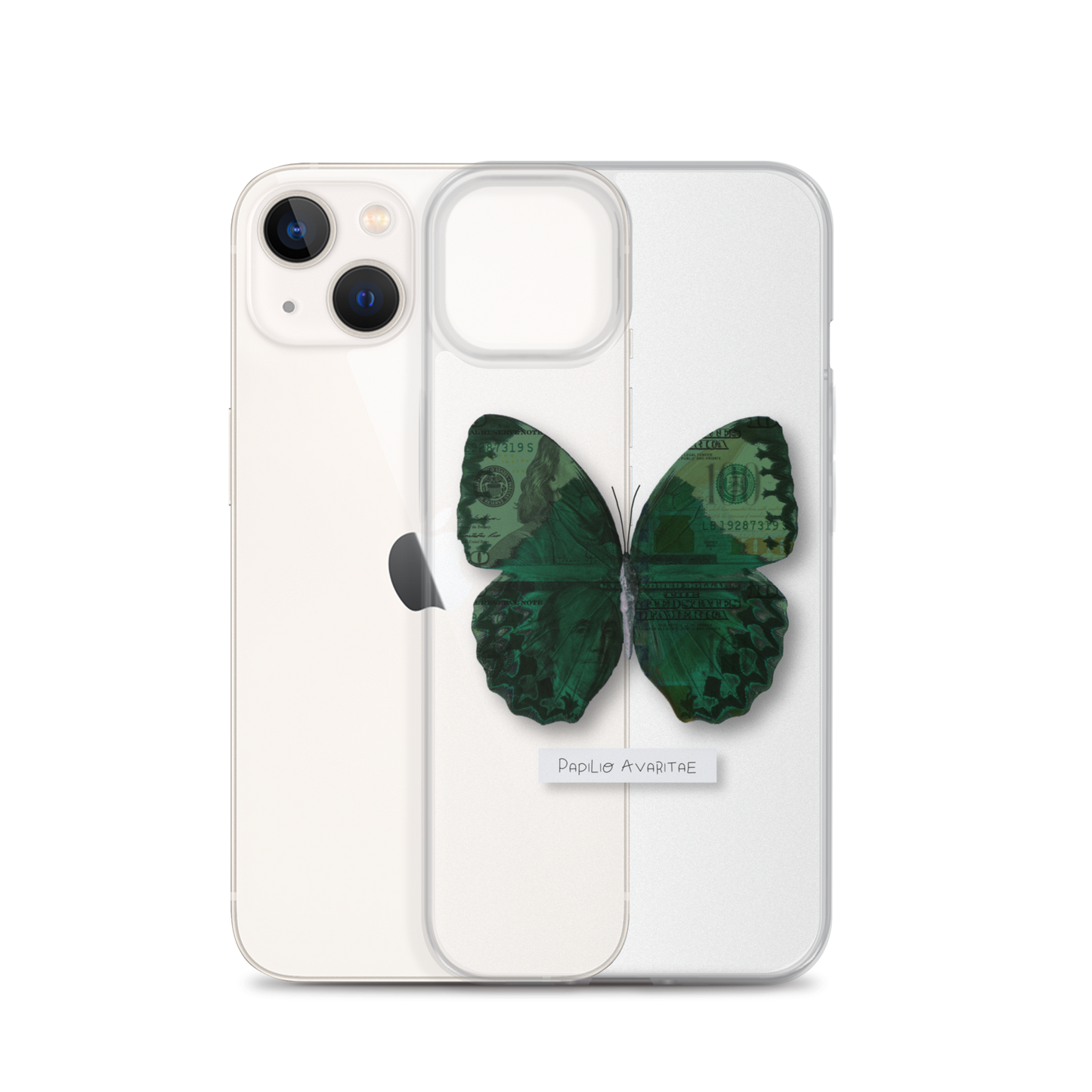 "The Cash Grab" Clear Phone Case
