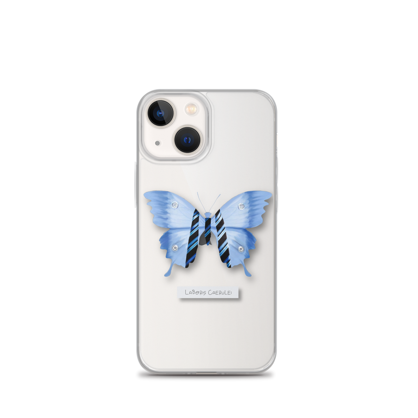 "Blue Collar" Clear Phone Case