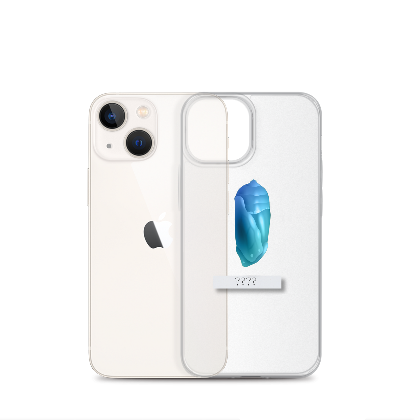 "Chrysalis" Clear Phone Case