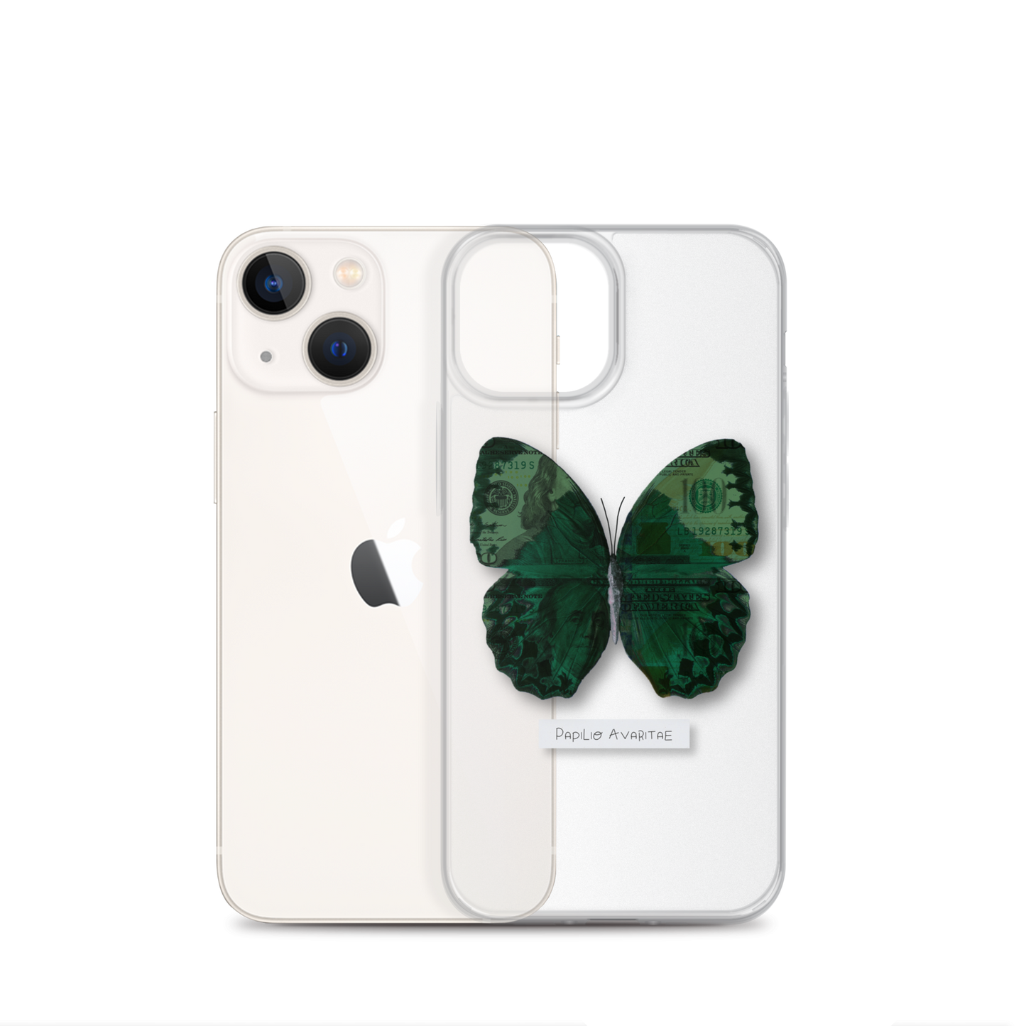 "The Cash Grab" Clear Phone Case