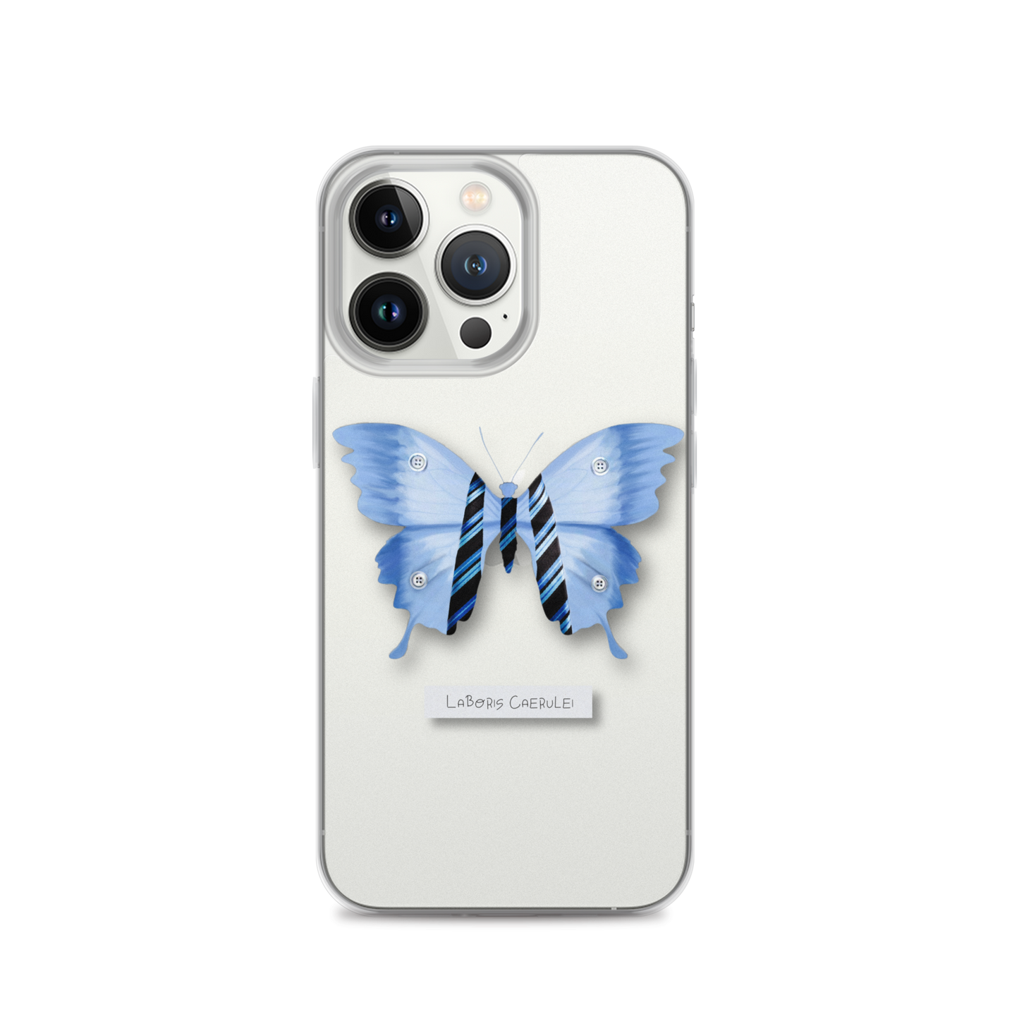 "Blue Collar" Clear Phone Case