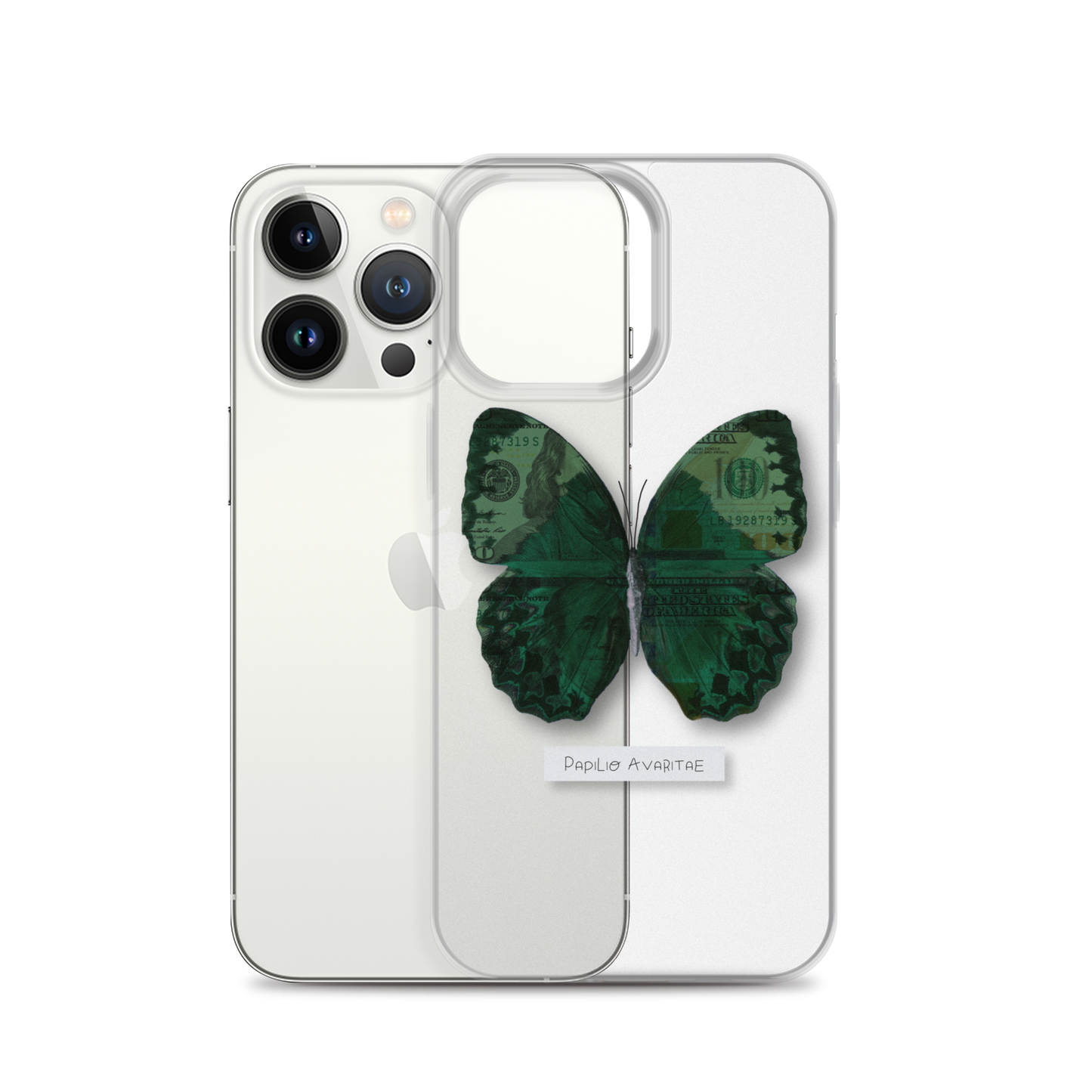 "The Cash Grab" Clear Phone Case