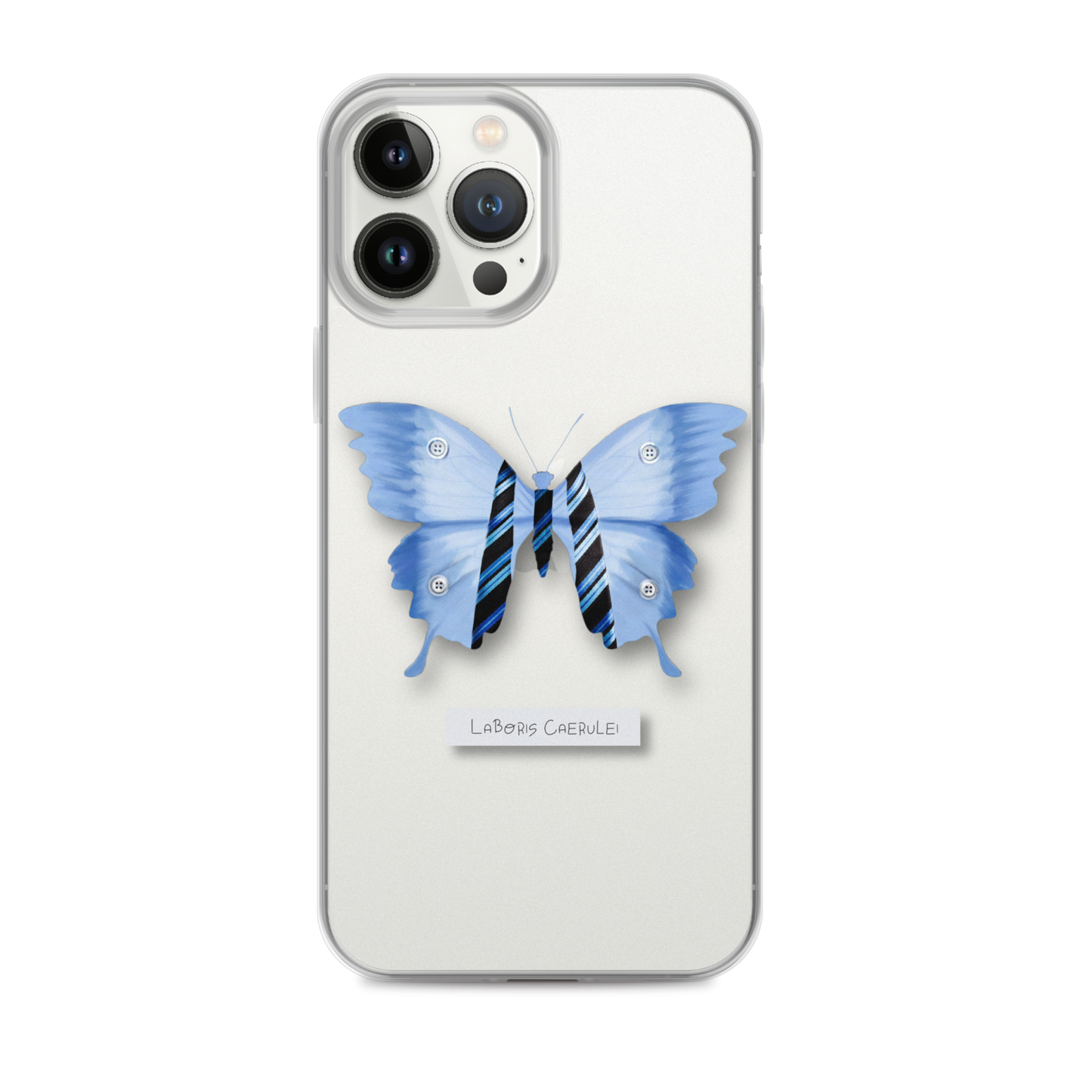 "Blue Collar" Clear Phone Case