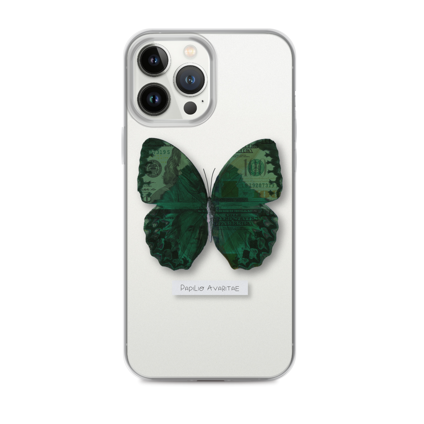 "The Cash Grab" Clear Phone Case
