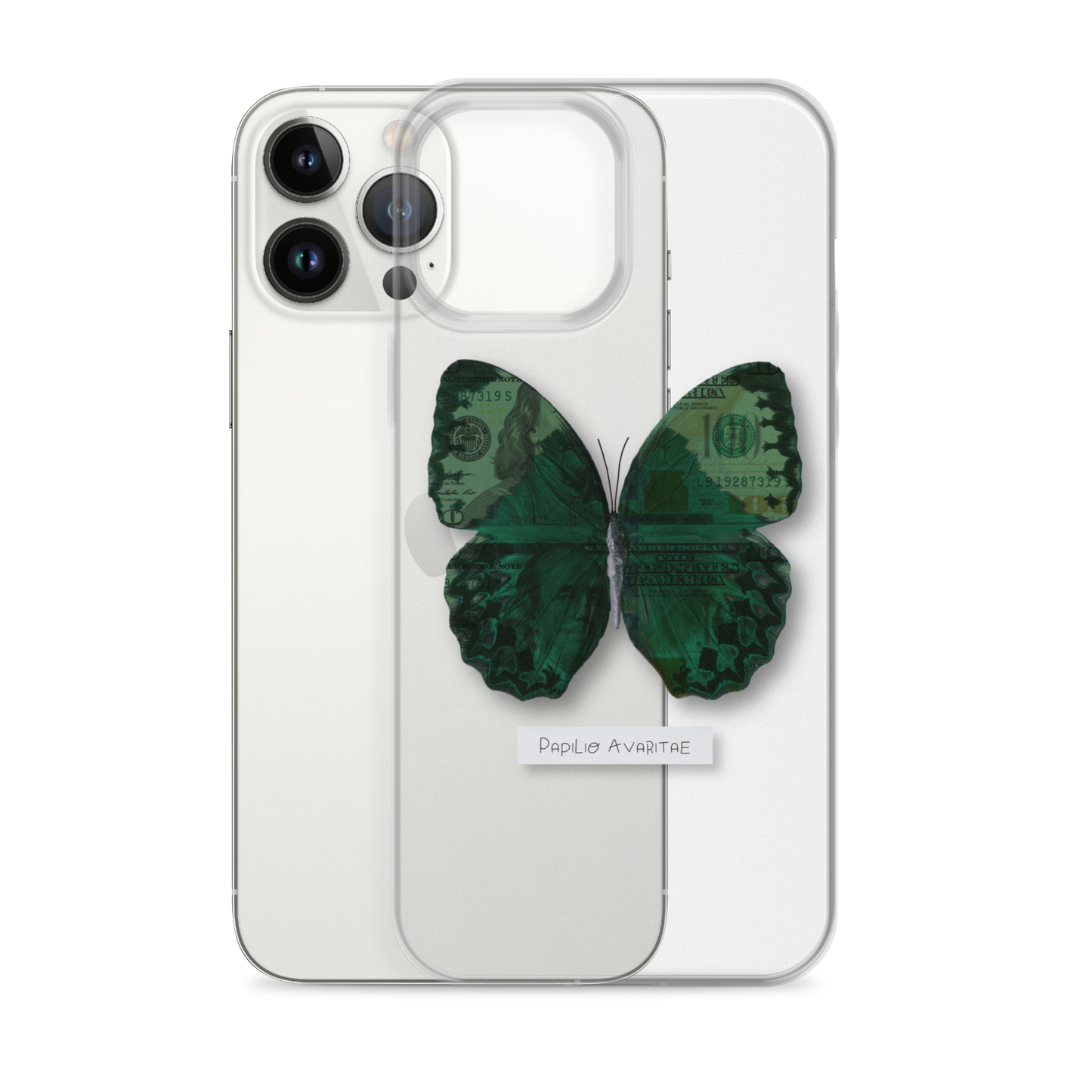 "The Cash Grab" Clear Phone Case