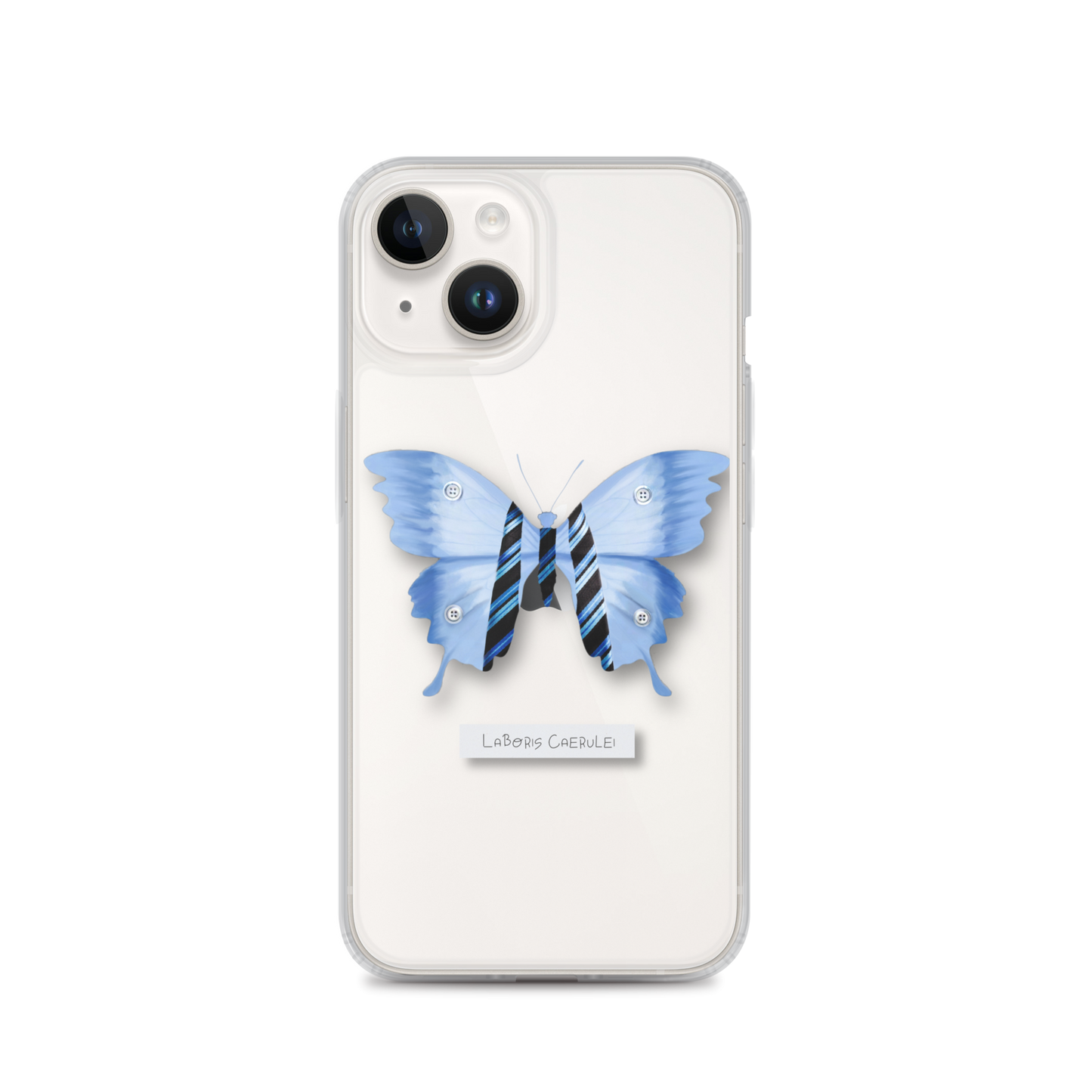 "Blue Collar" Clear Phone Case