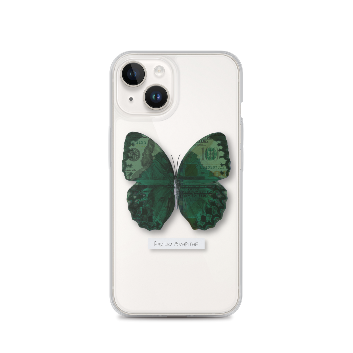 "The Cash Grab" Clear Phone Case