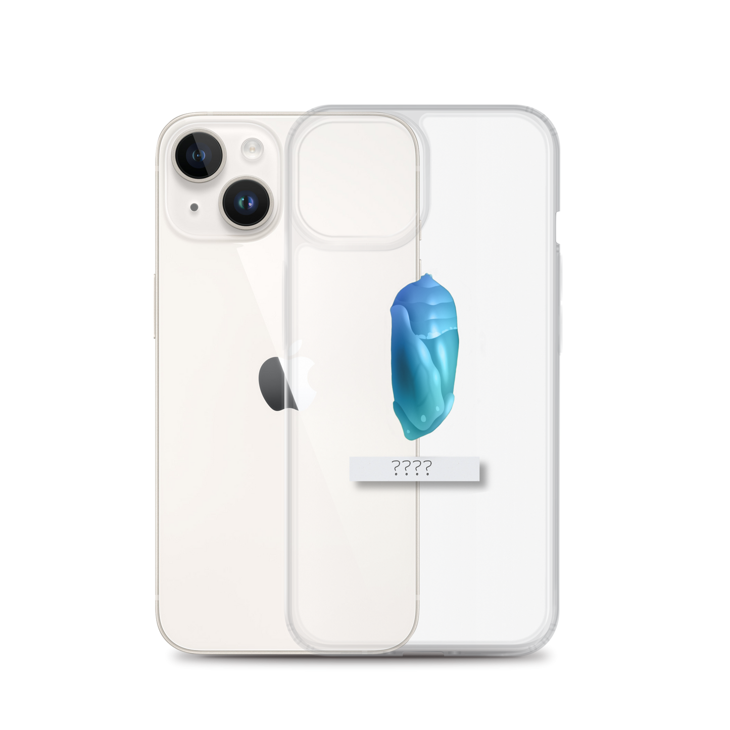 "Chrysalis" Clear Phone Case