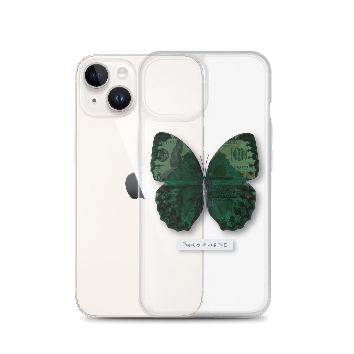"The Cash Grab" Clear Phone Case