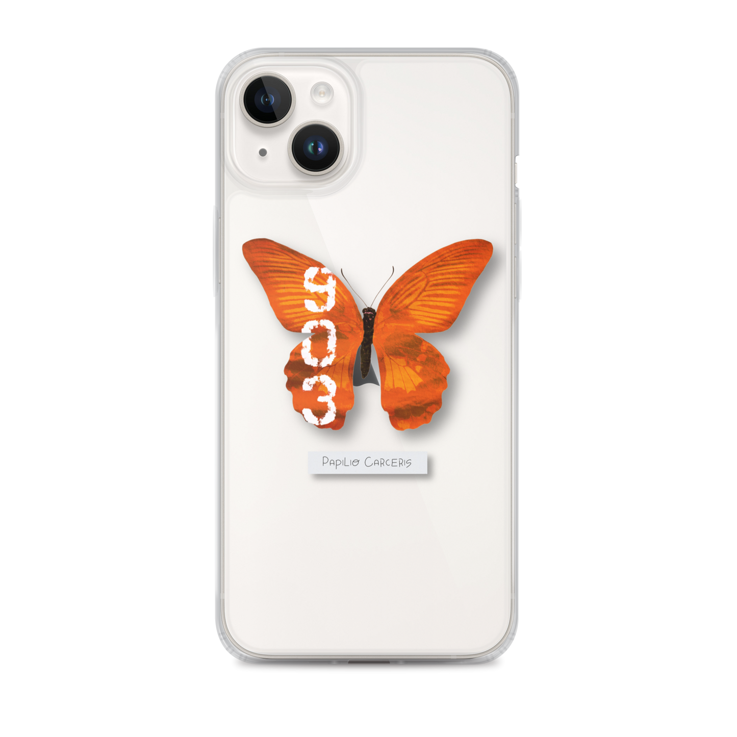 "Hard Time" Clear Phone Case