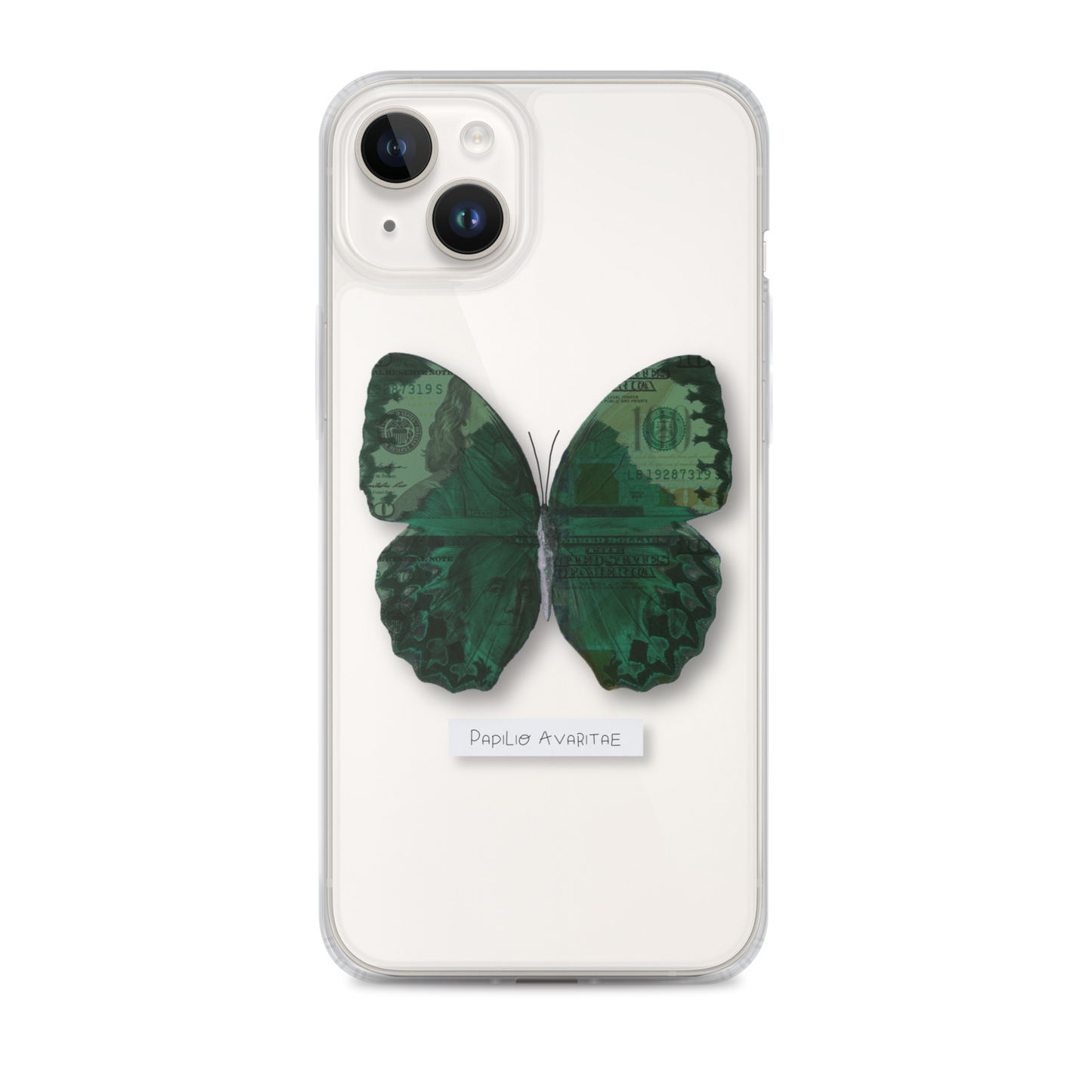 "The Cash Grab" Clear Phone Case