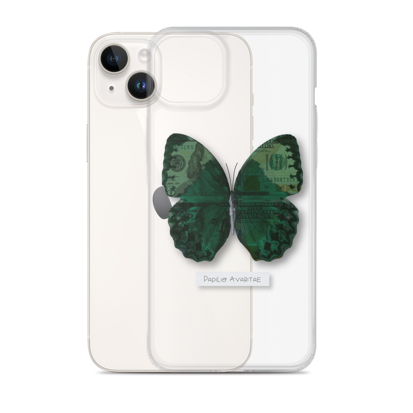 "The Cash Grab" Clear Phone Case