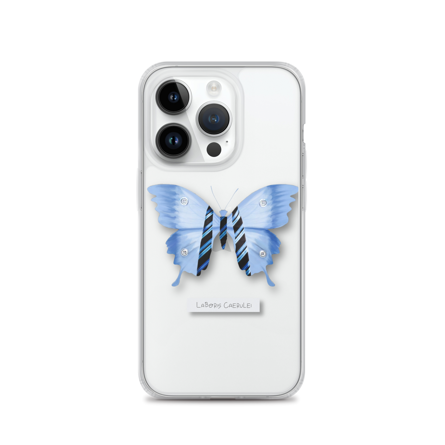 "Blue Collar" Clear Phone Case