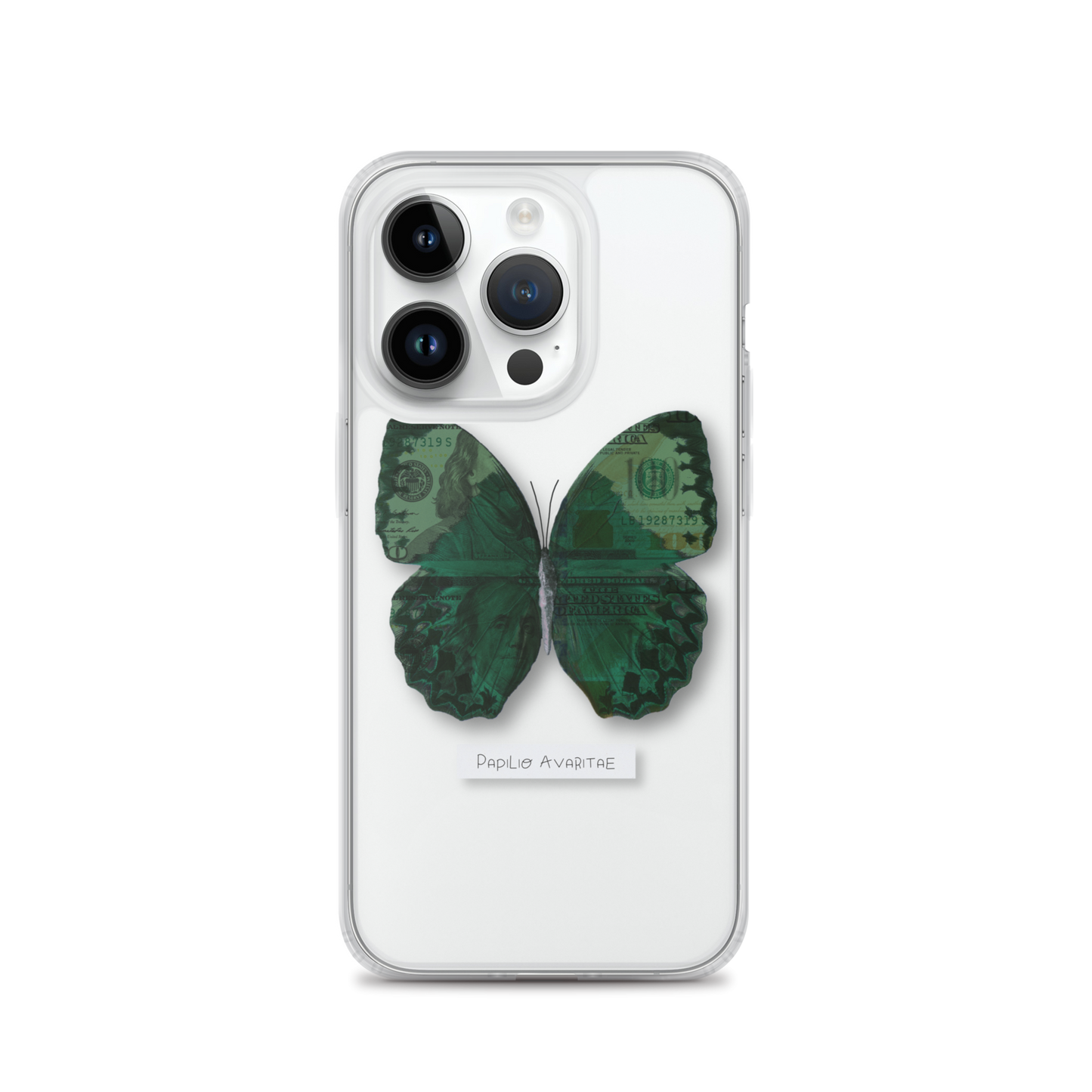 "The Cash Grab" Clear Phone Case