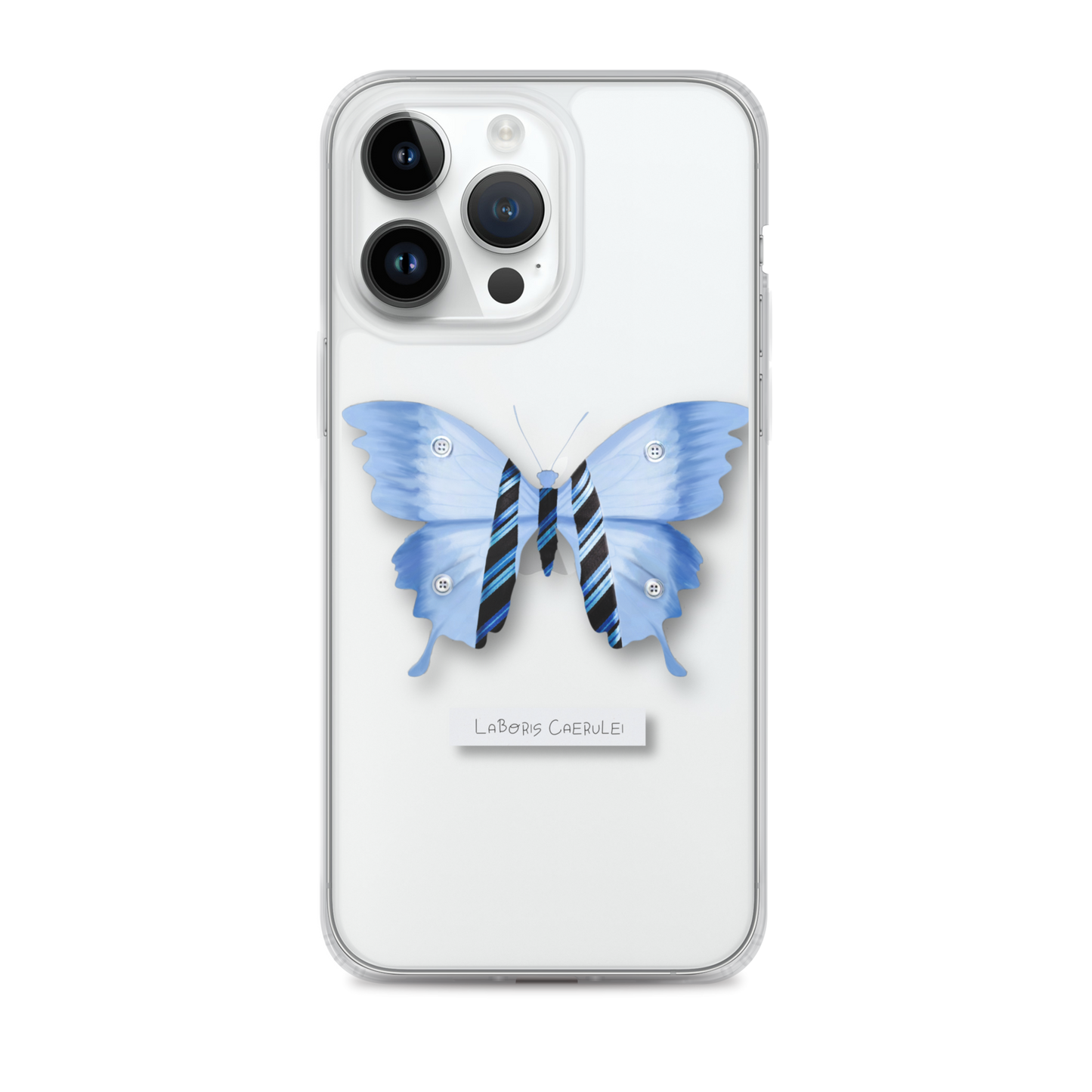 "Blue Collar" Clear Phone Case