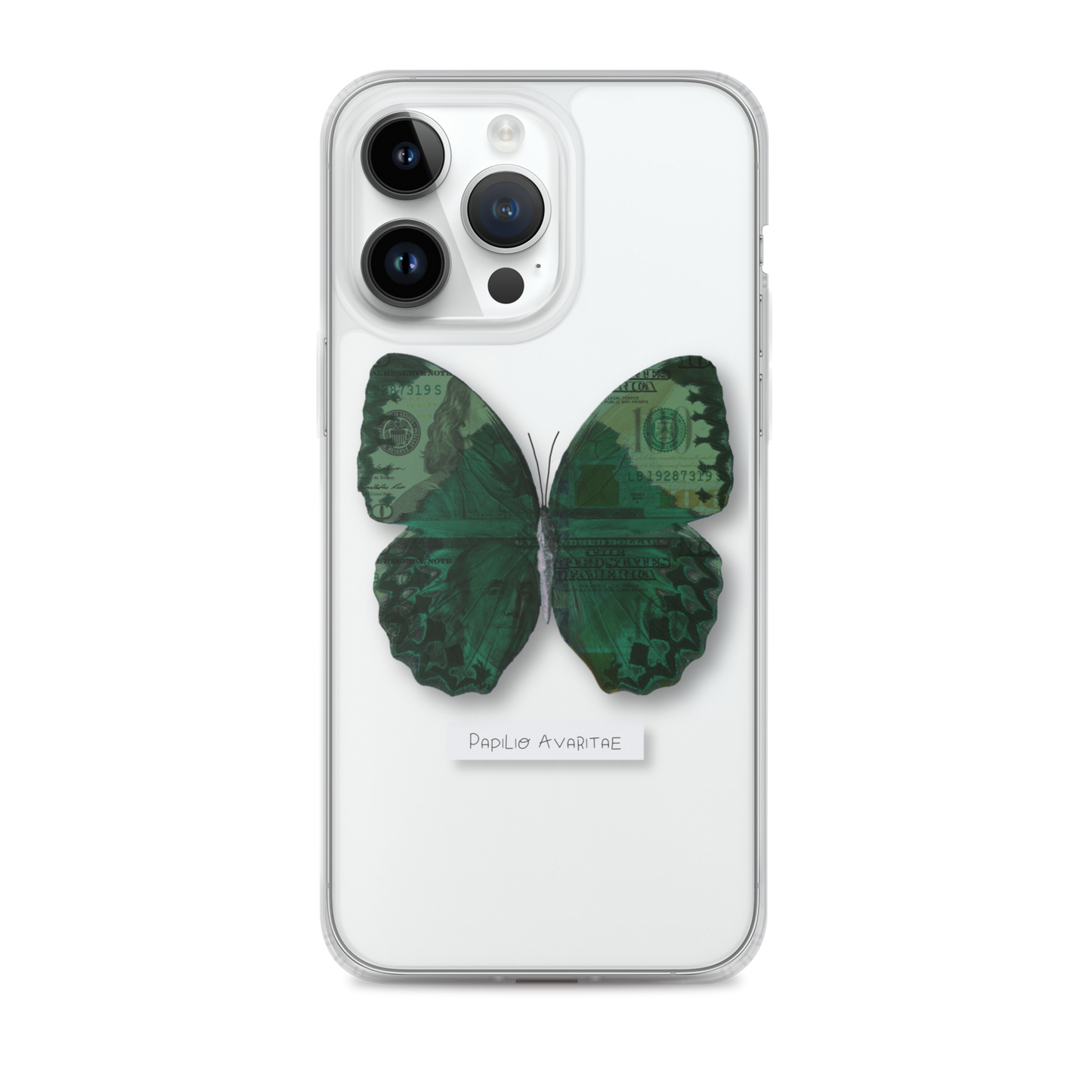 "The Cash Grab" Clear Phone Case