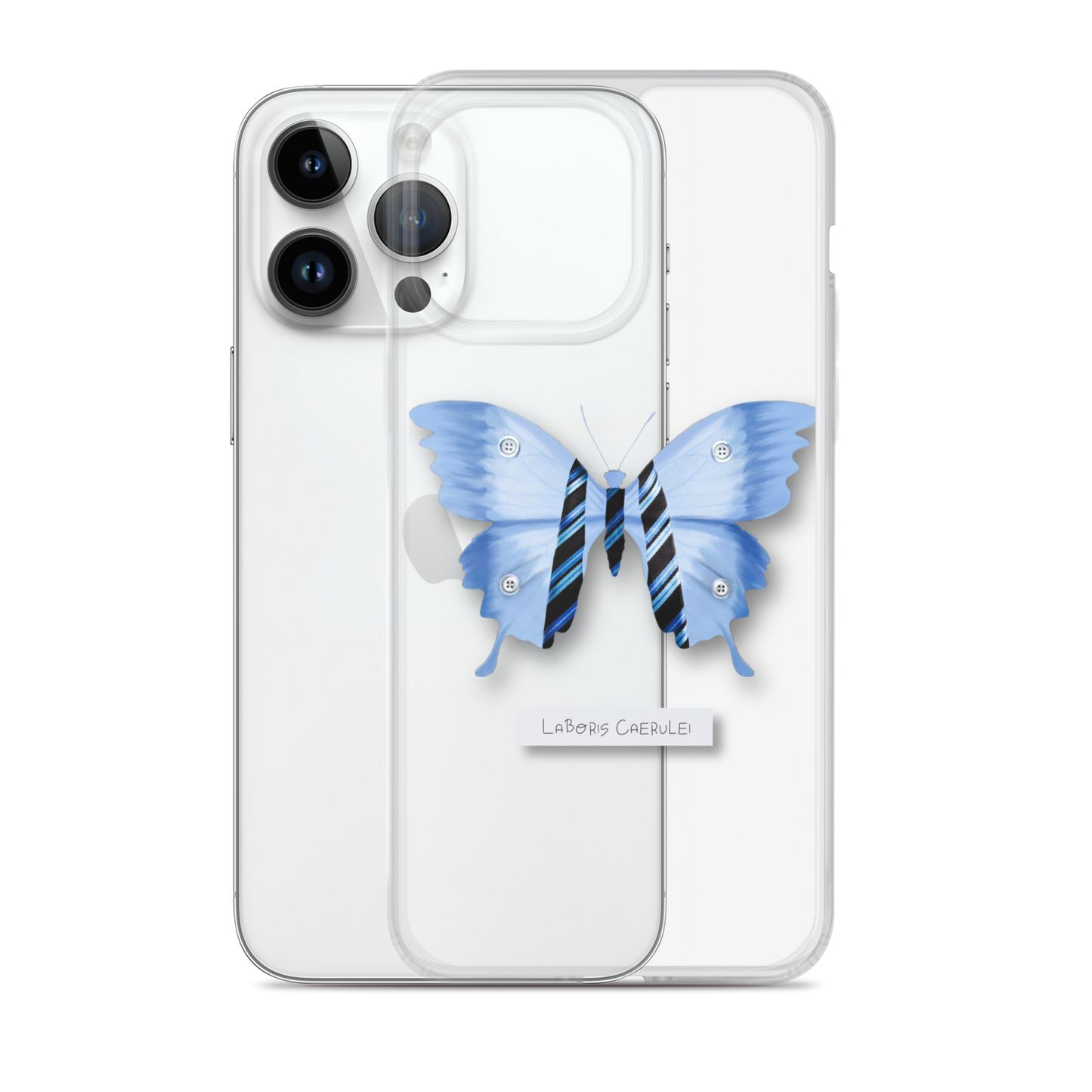 "Blue Collar" Clear Phone Case