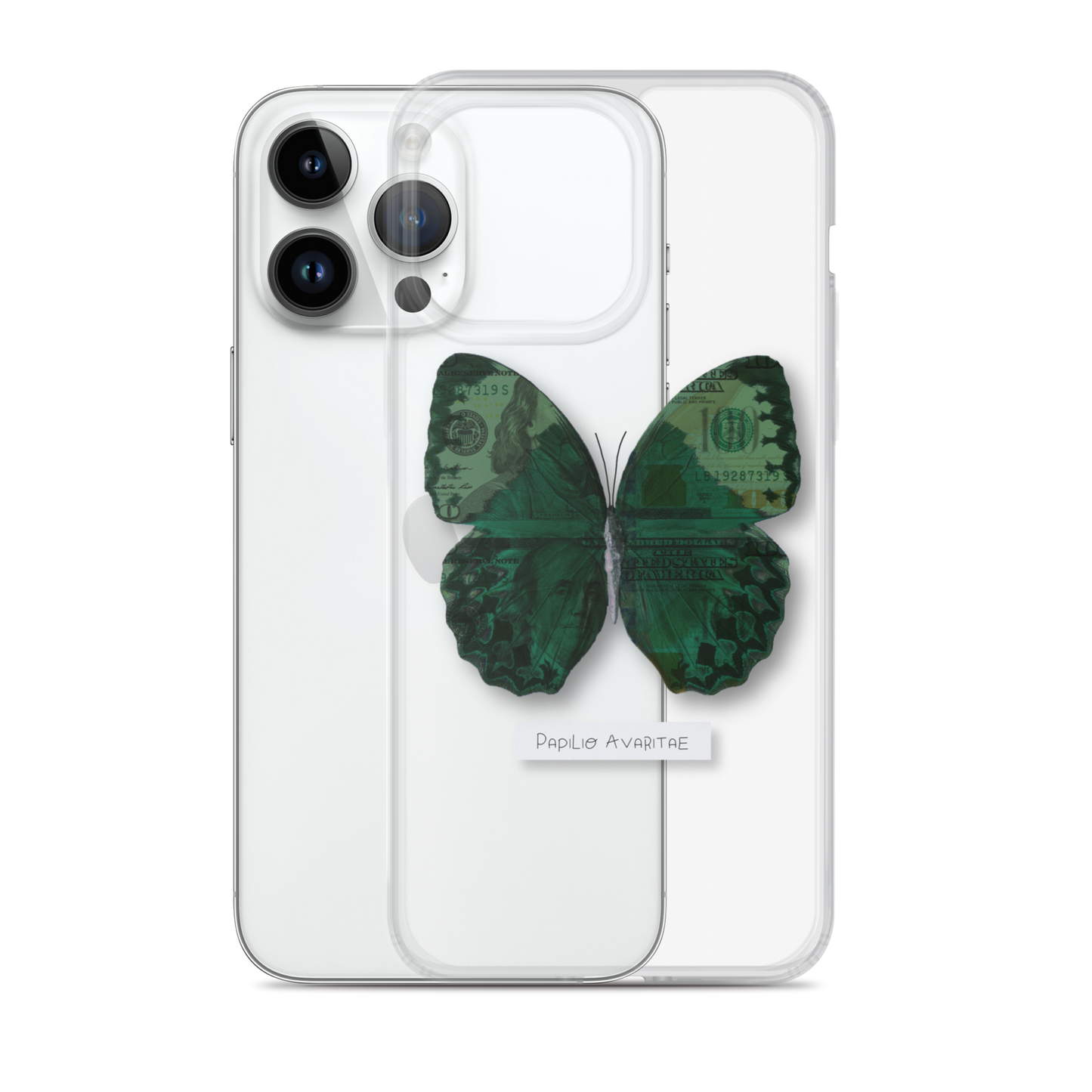 "The Cash Grab" Clear Phone Case