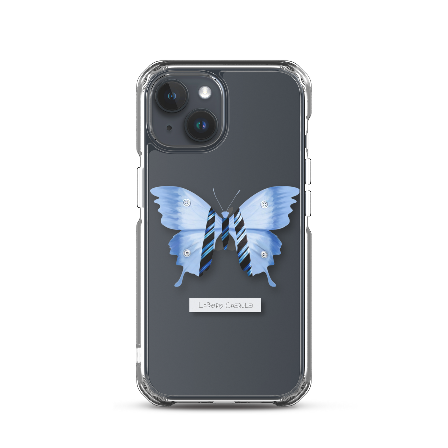 "Blue Collar" Clear Phone Case