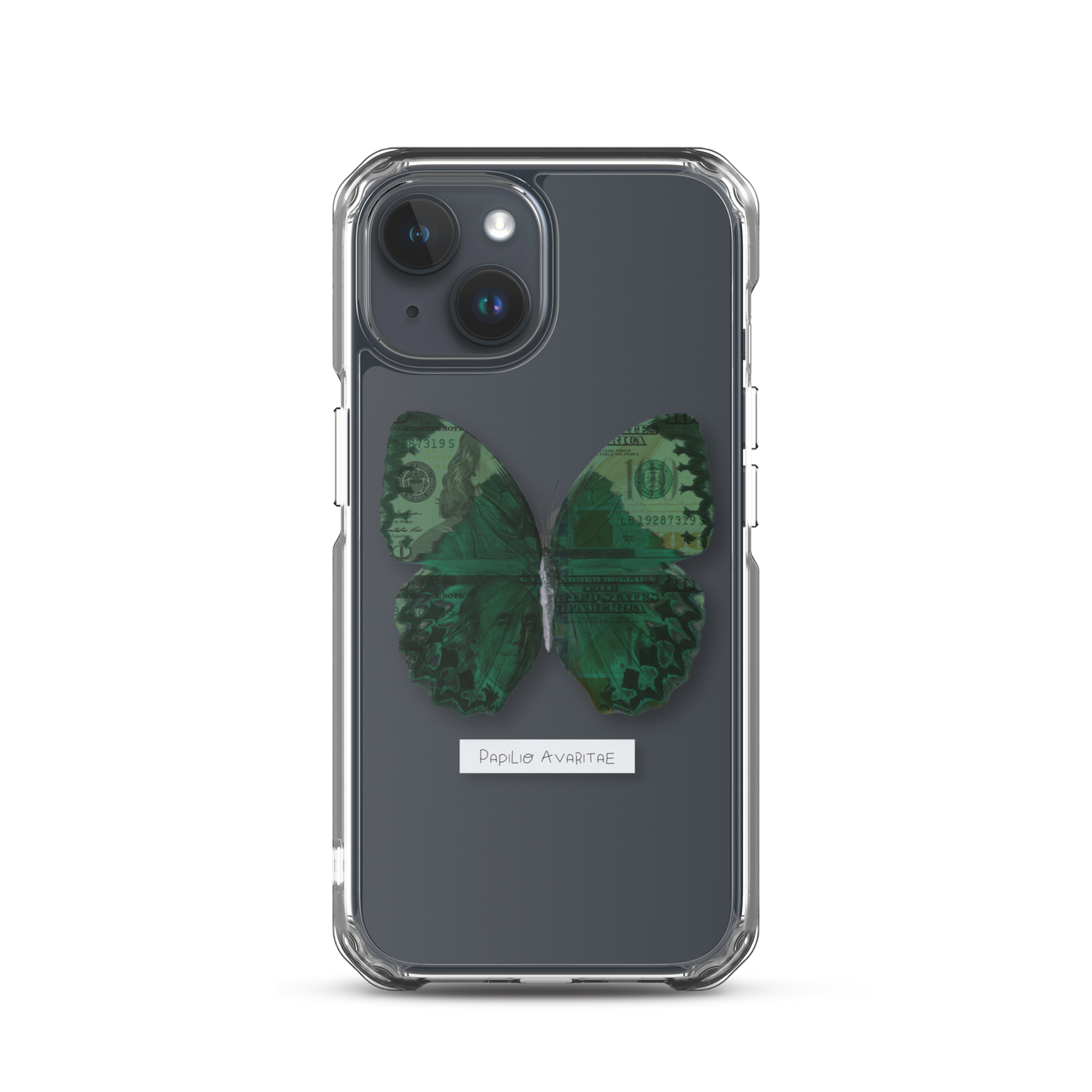 "The Cash Grab" Clear Phone Case