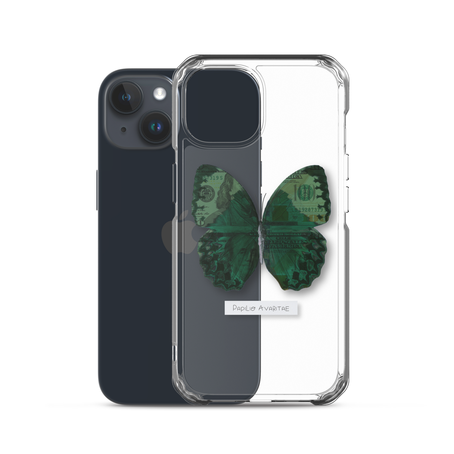 "The Cash Grab" Clear Phone Case