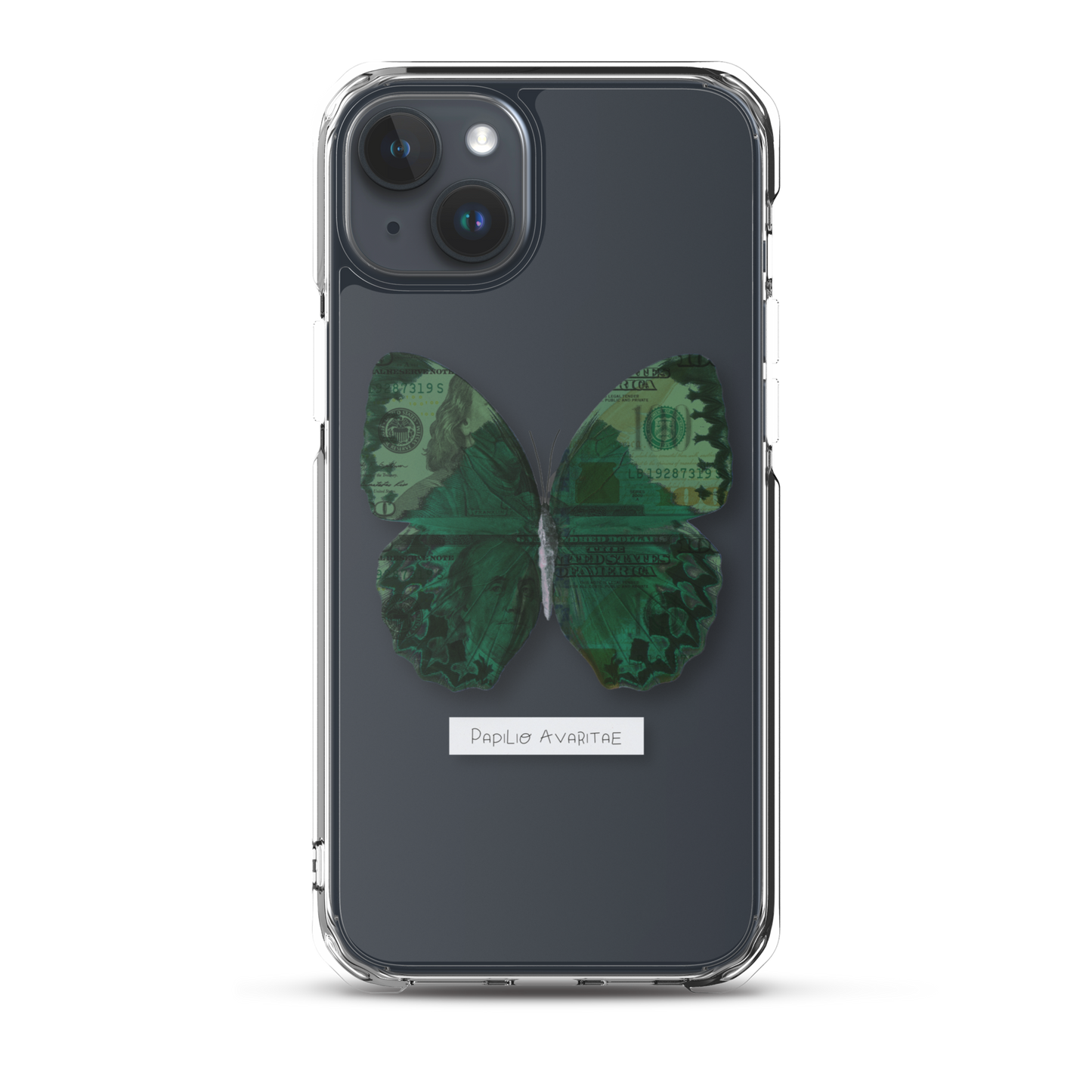 "The Cash Grab" Clear Phone Case