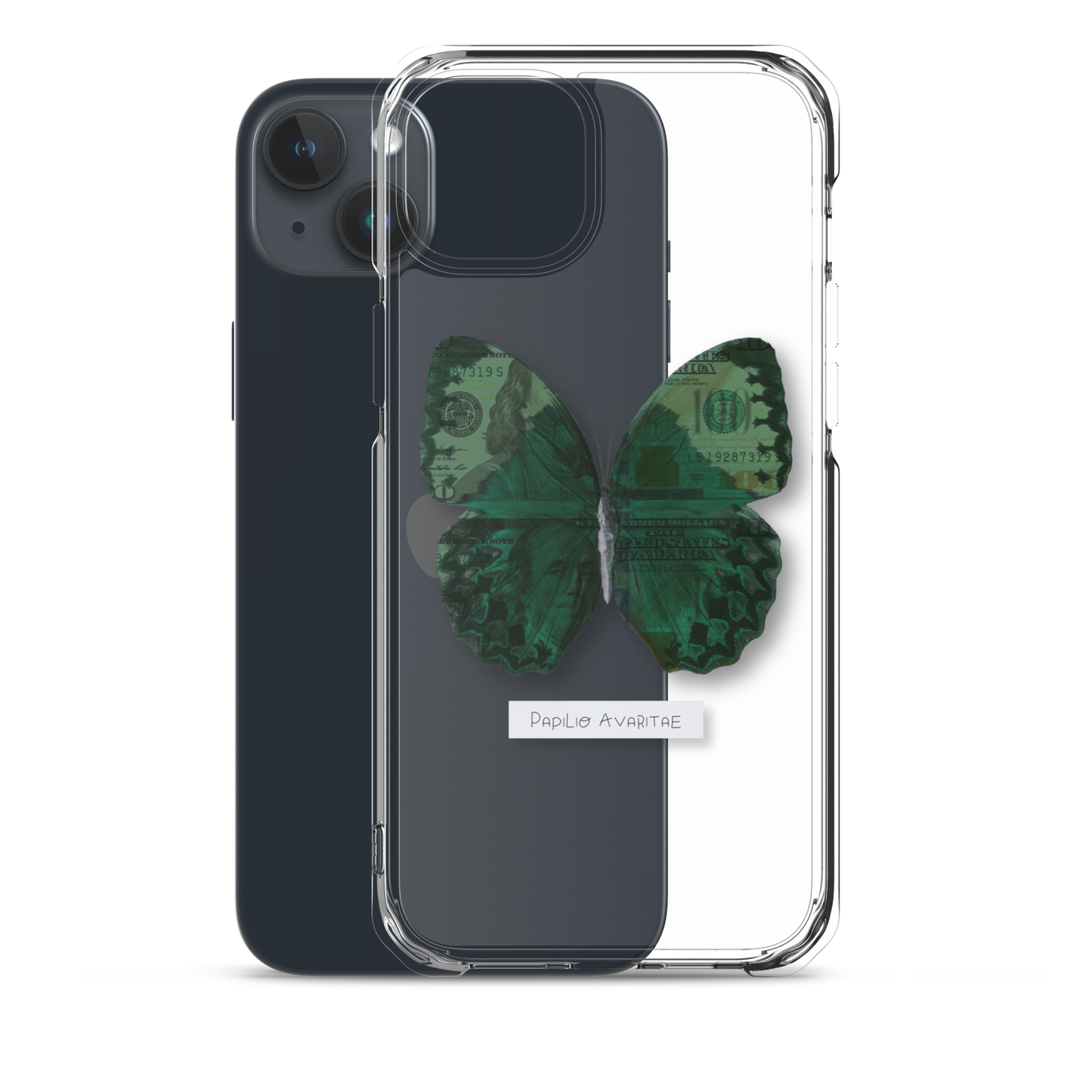 "The Cash Grab" Clear Phone Case