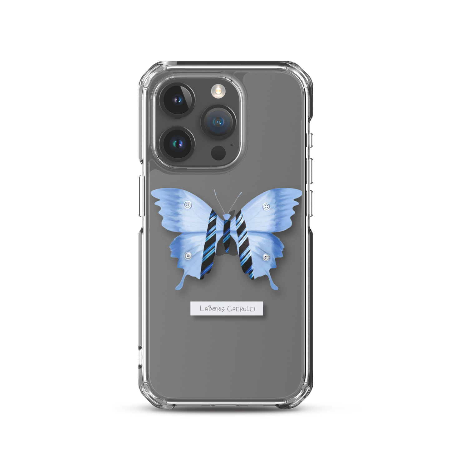"Blue Collar" Clear Phone Case