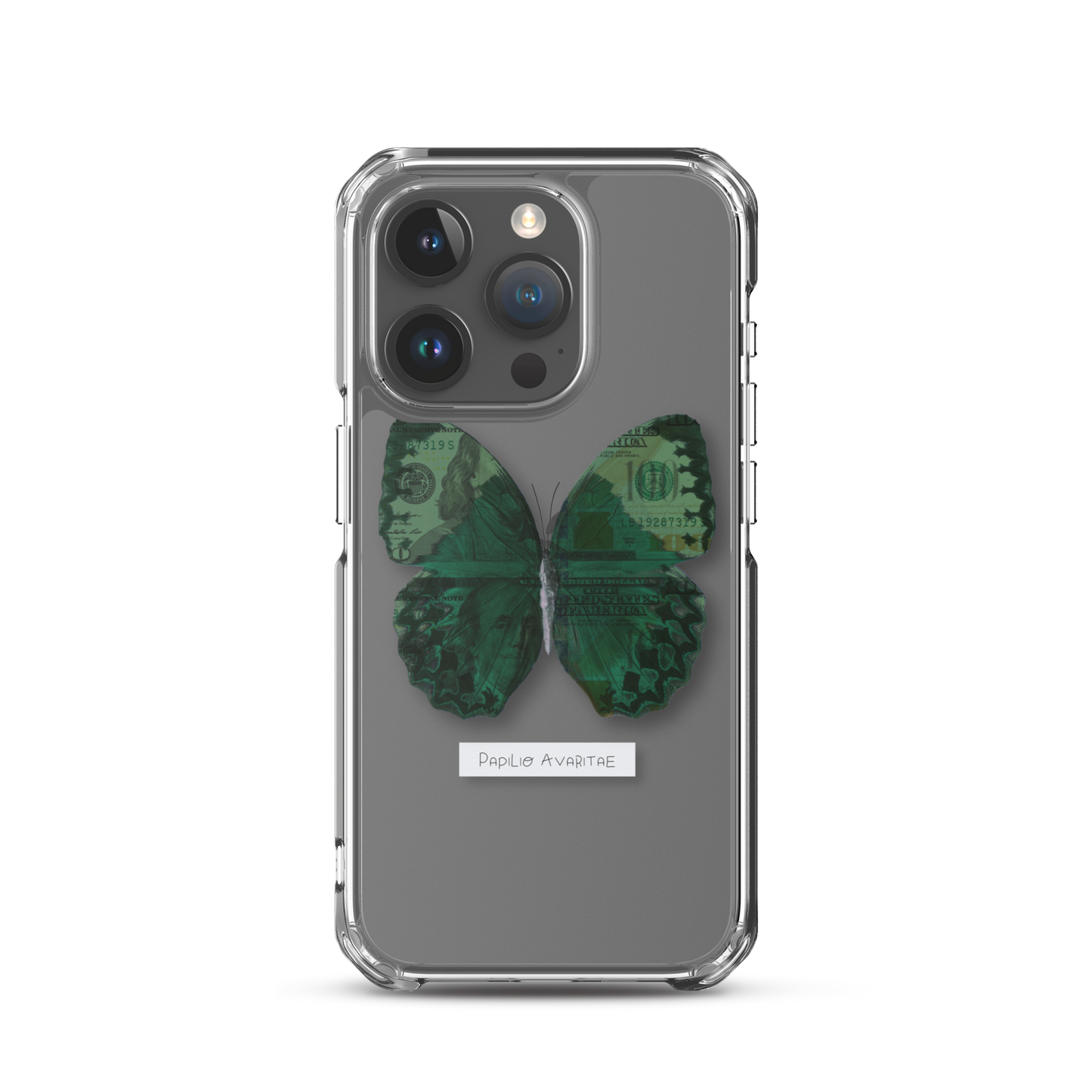 "The Cash Grab" Clear Phone Case